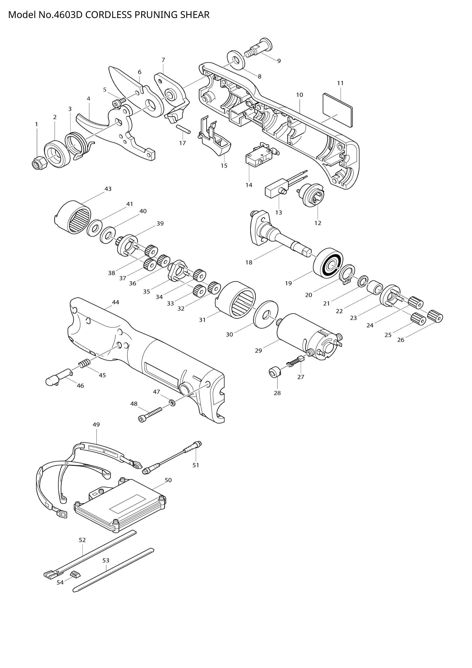4603D exploded view