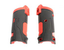 Milwaukee 4931472889 housing for M12FDGS, durable grip with red and black design, enhanced ergonomic support for tools.