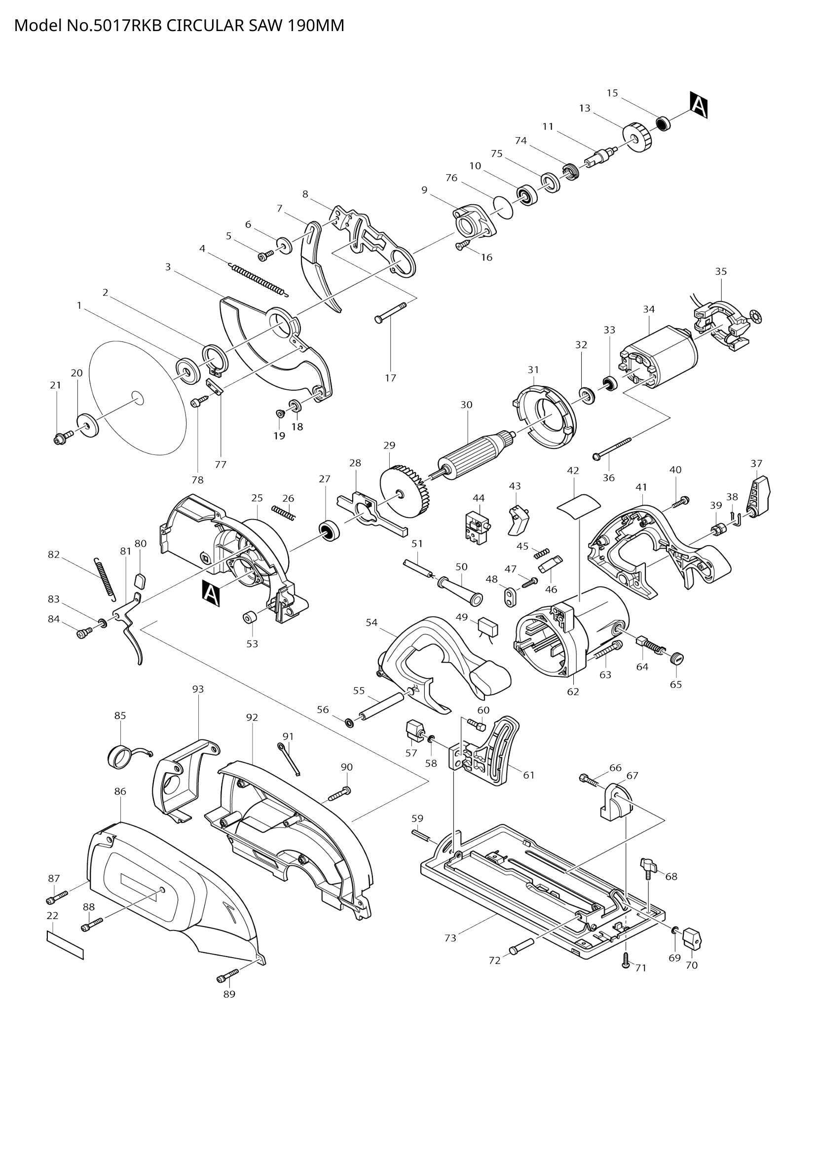 5017RKB exploded view