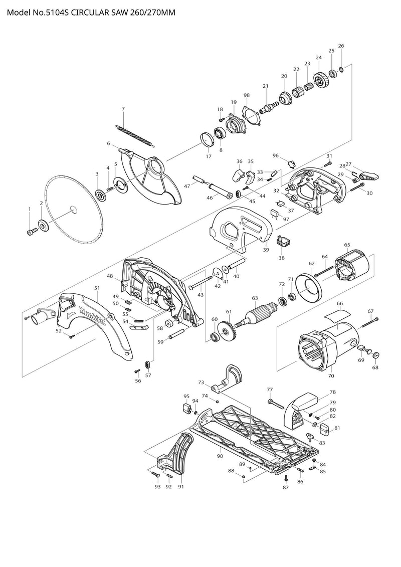 5104S exploded view