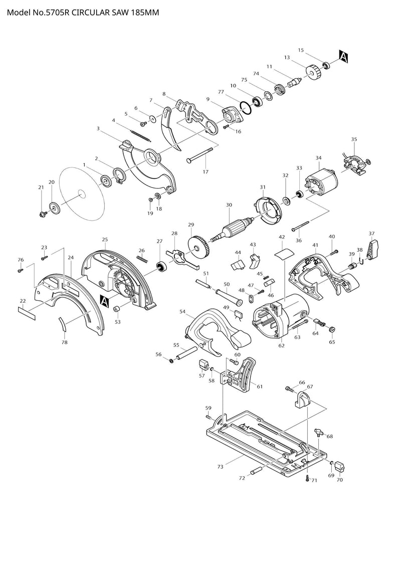 5705R exploded view