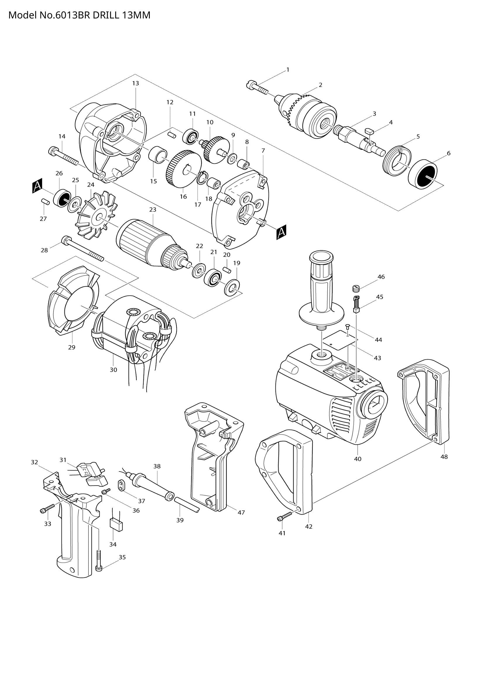 6013BR exploded view