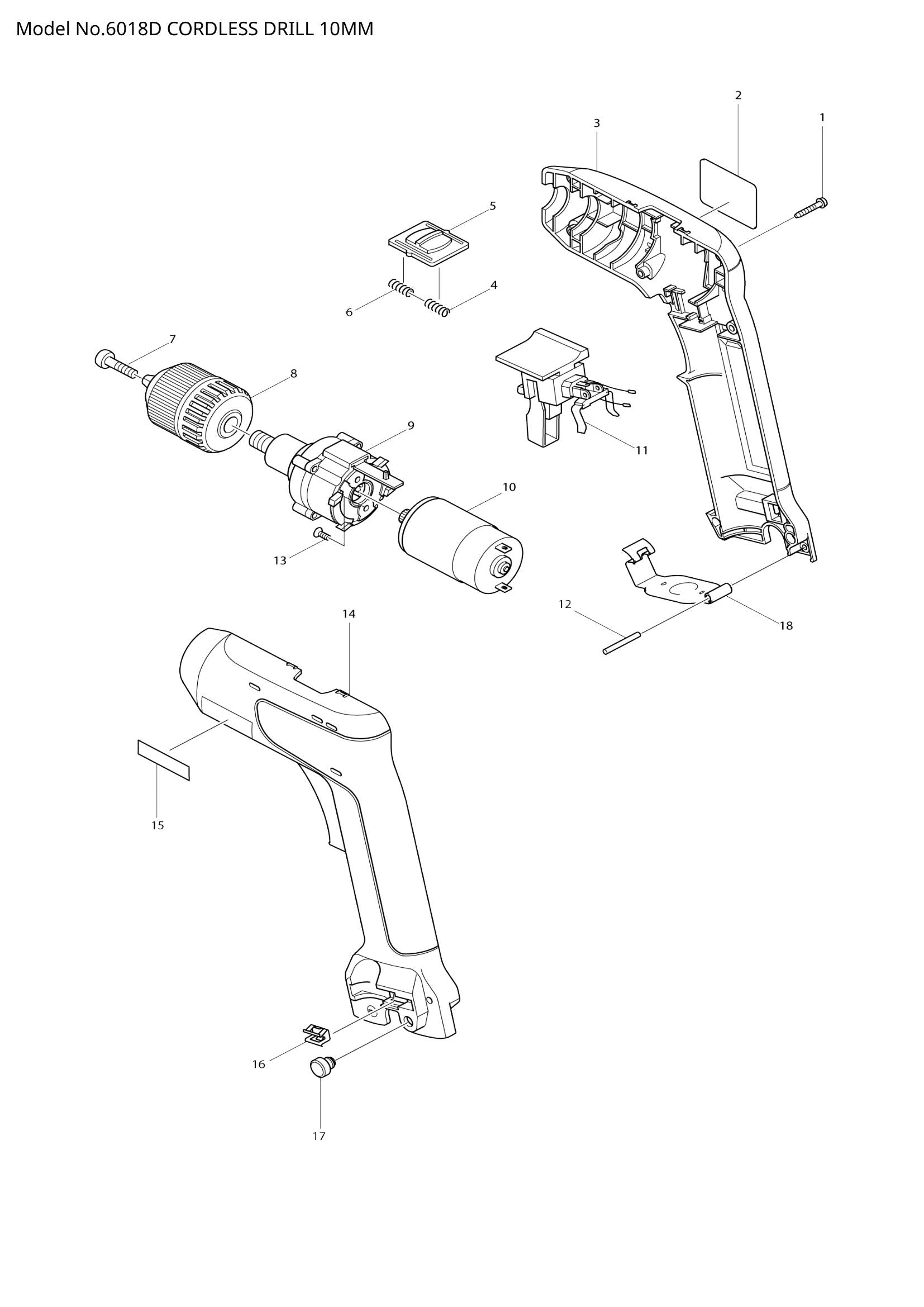 6018D exploded view