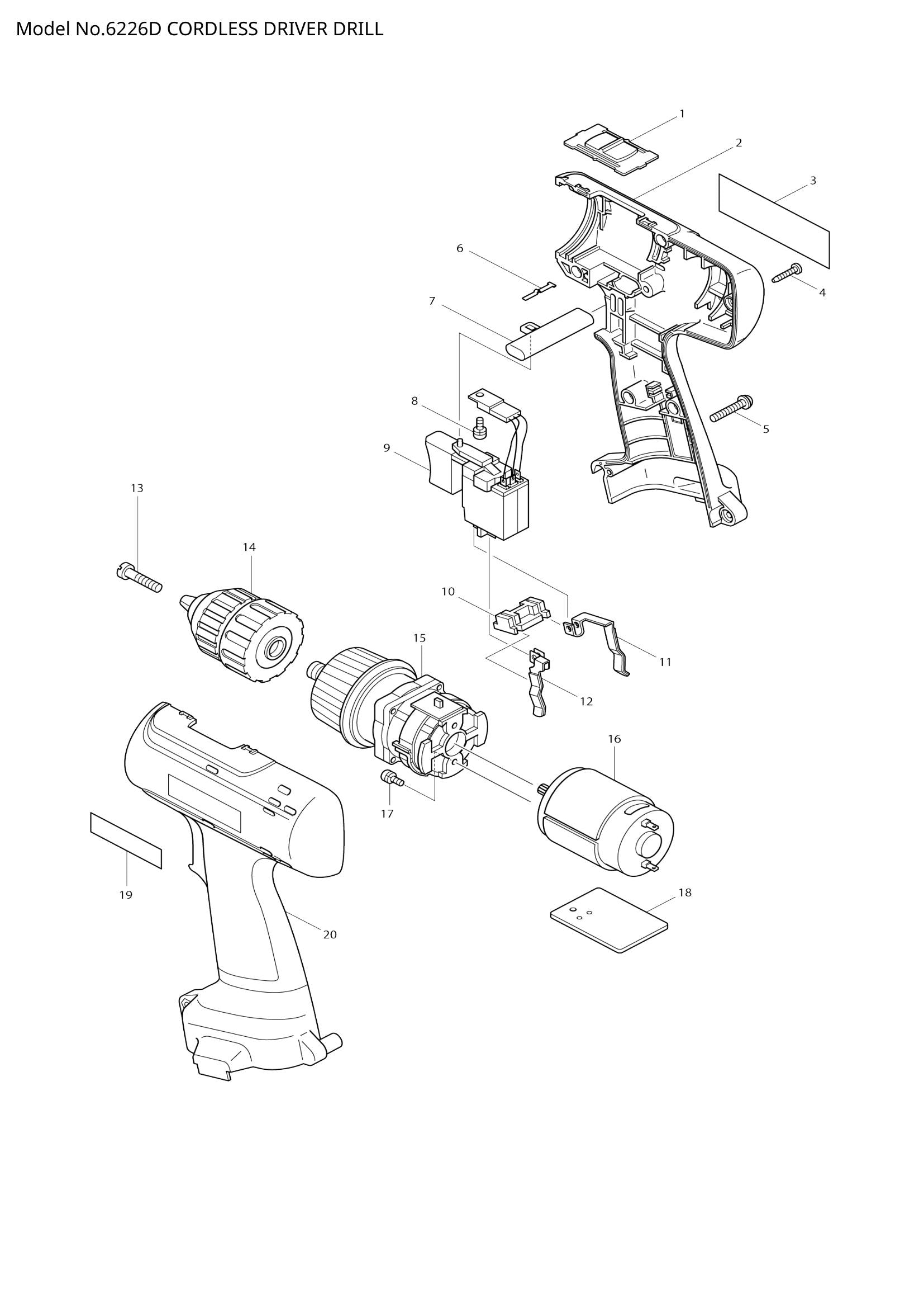 6226D exploded view