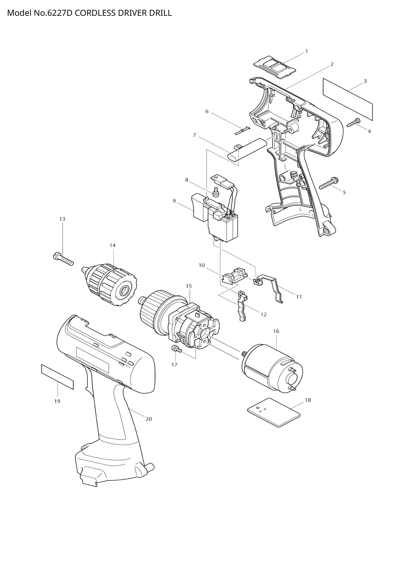 6227D exploded view