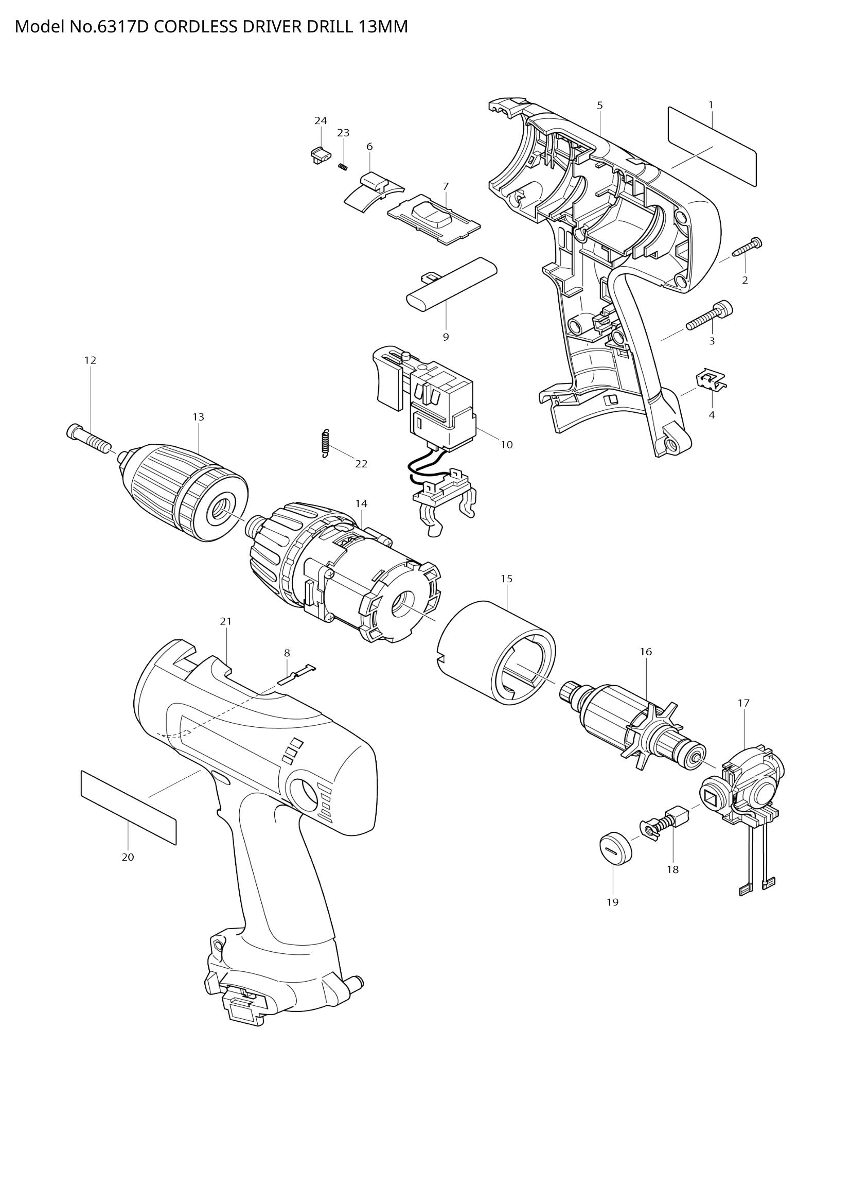 6317D exploded view