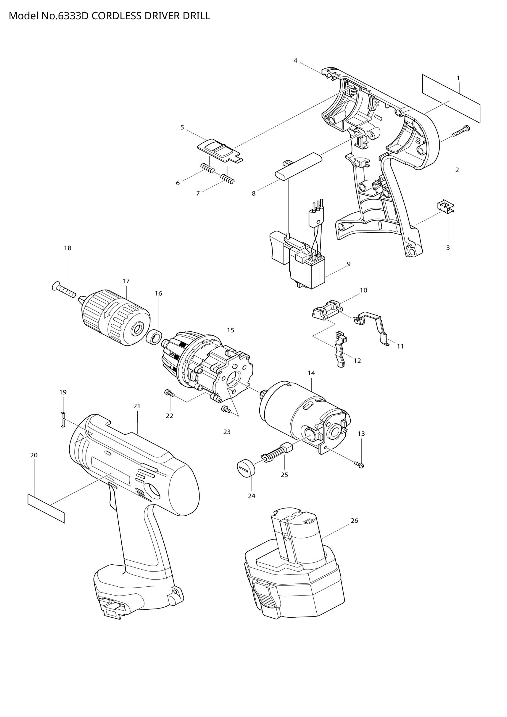 6333D exploded view
