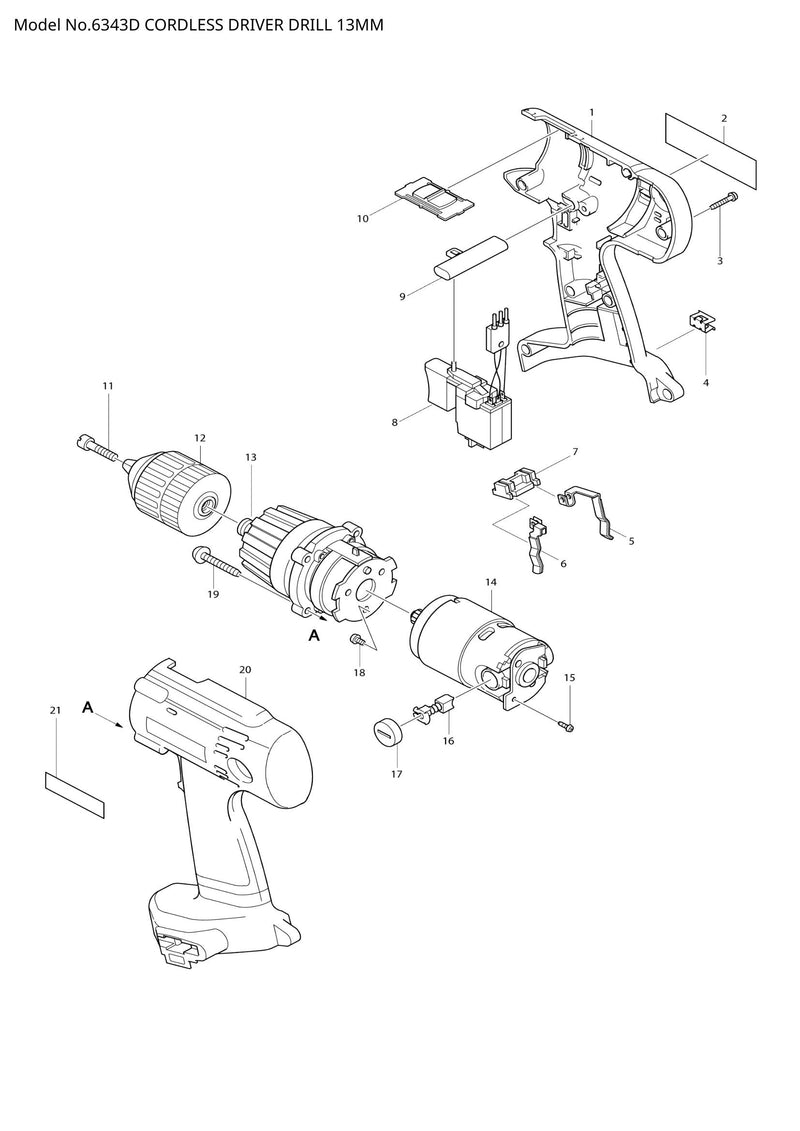 6343D exploded view