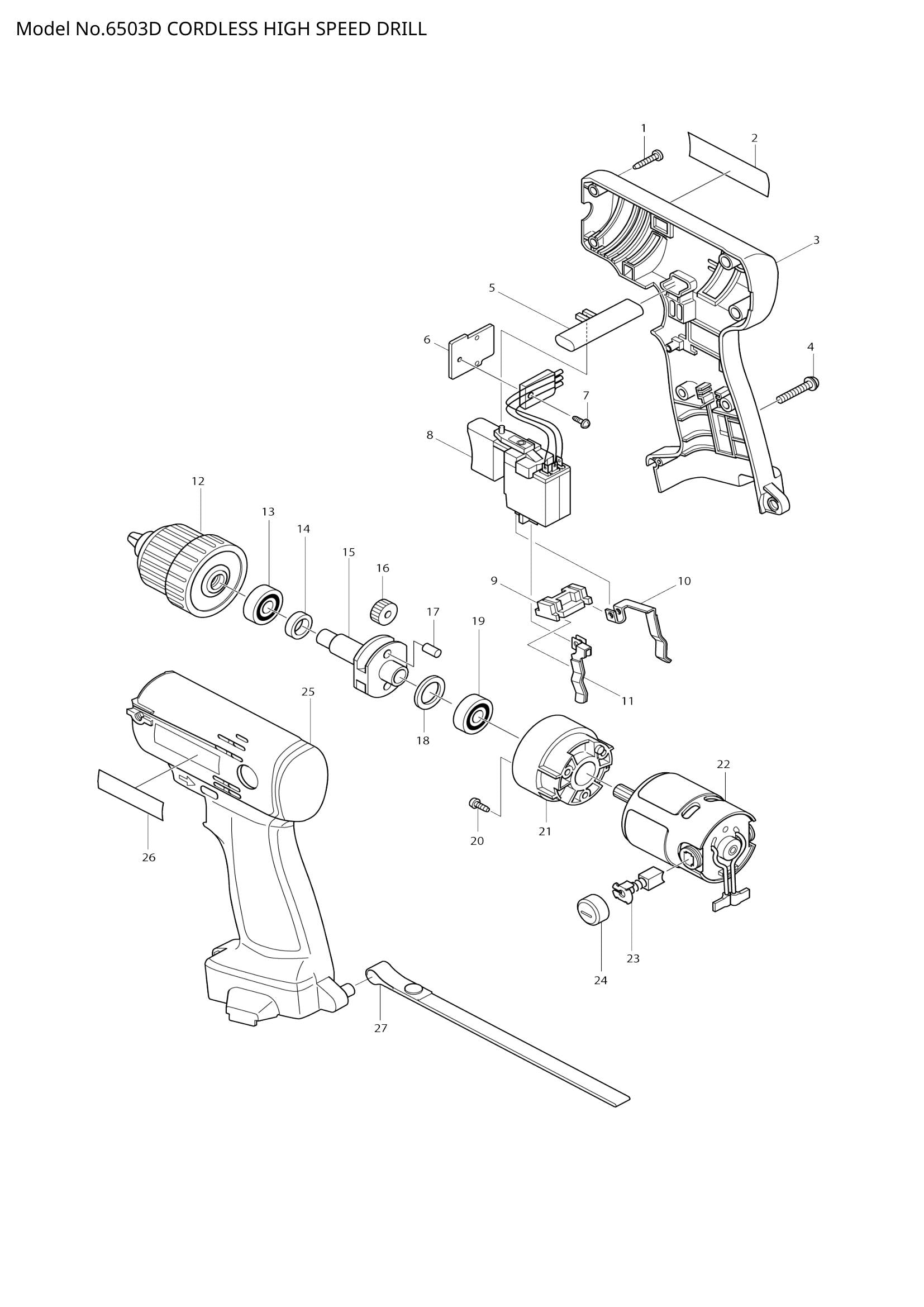 6503D exploded view