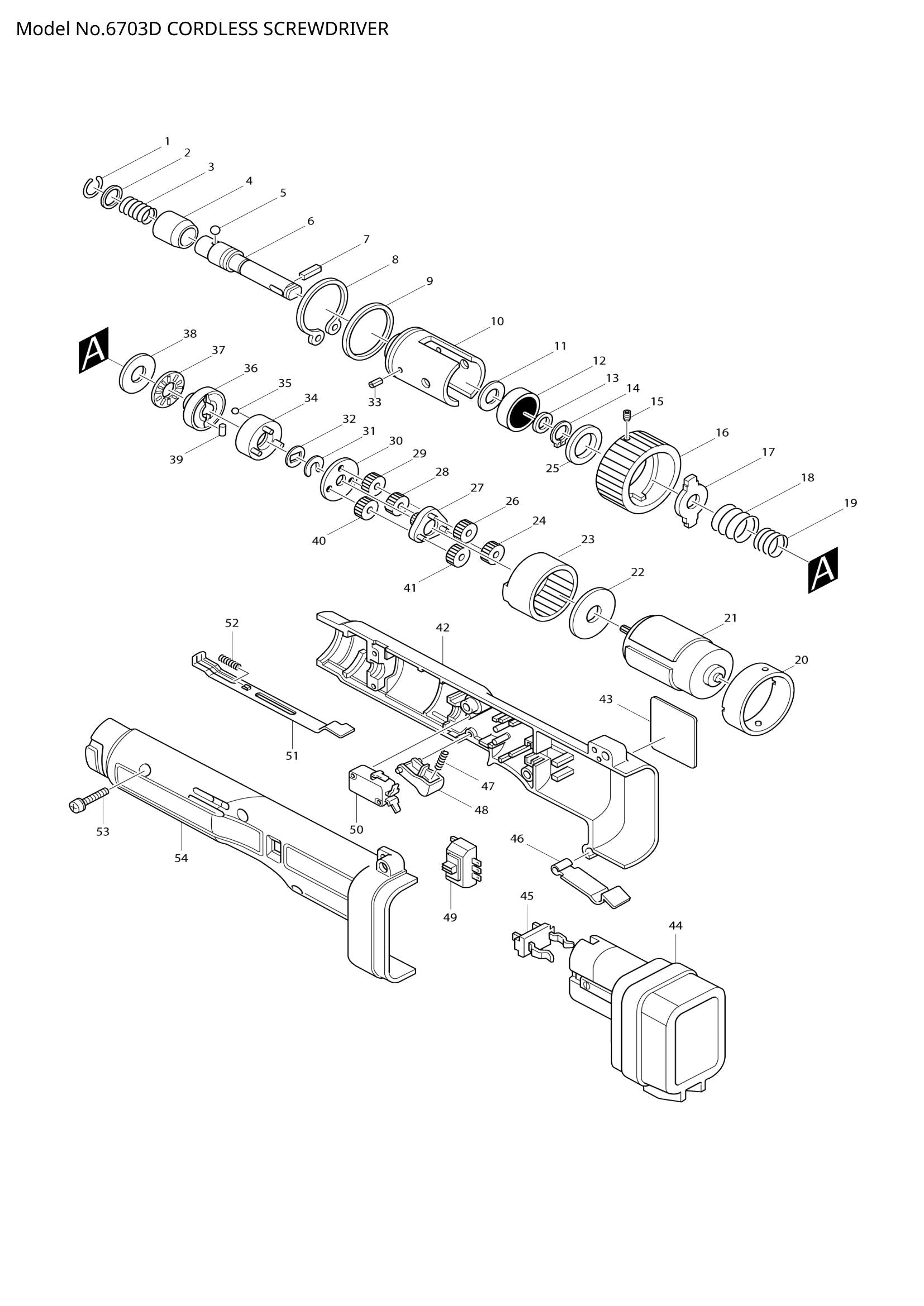6703D exploded view