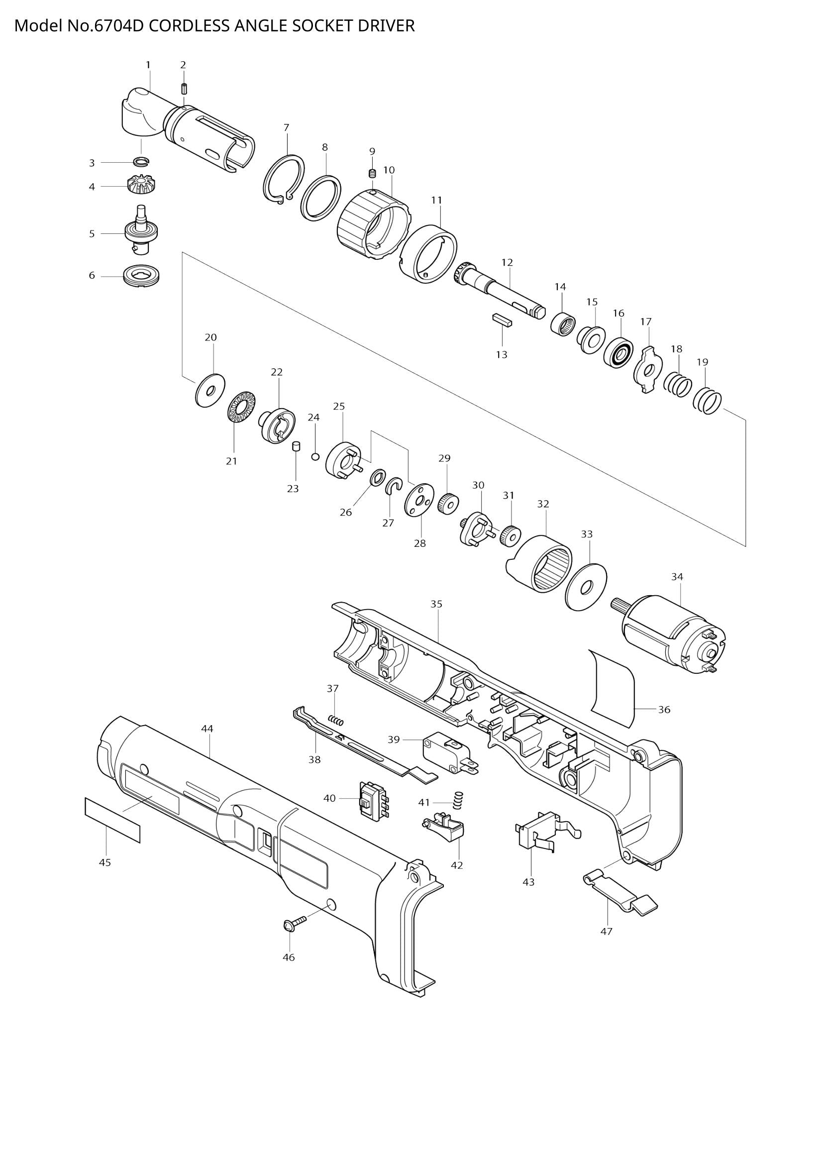 6704D exploded view