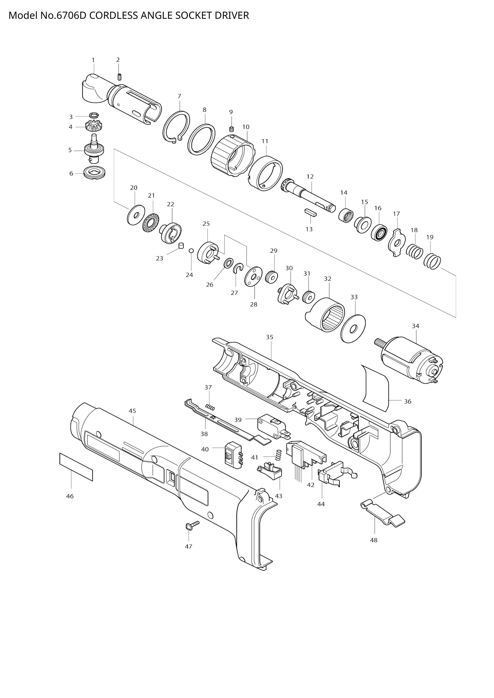 6706D exploded view