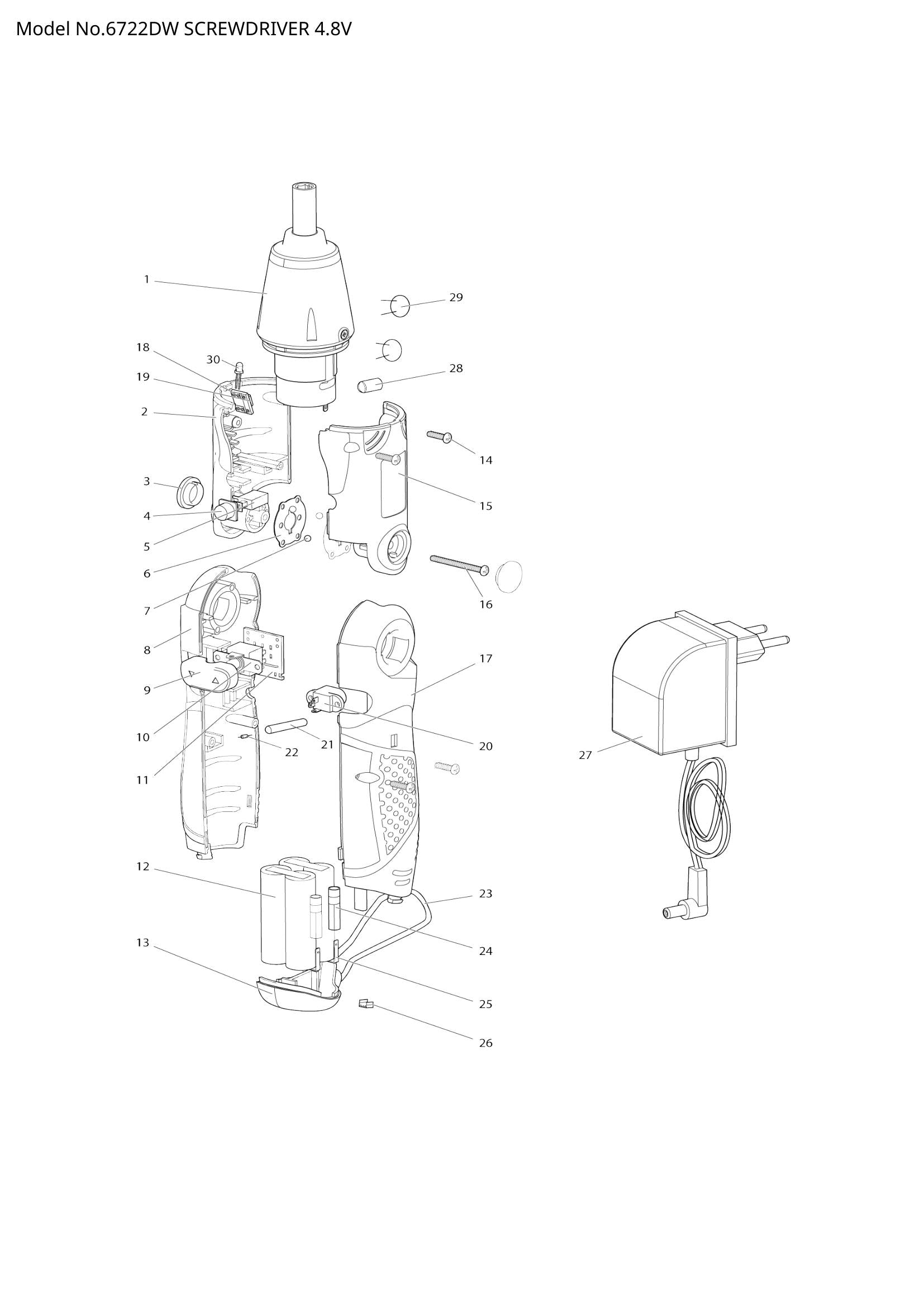 6722DW exploded view