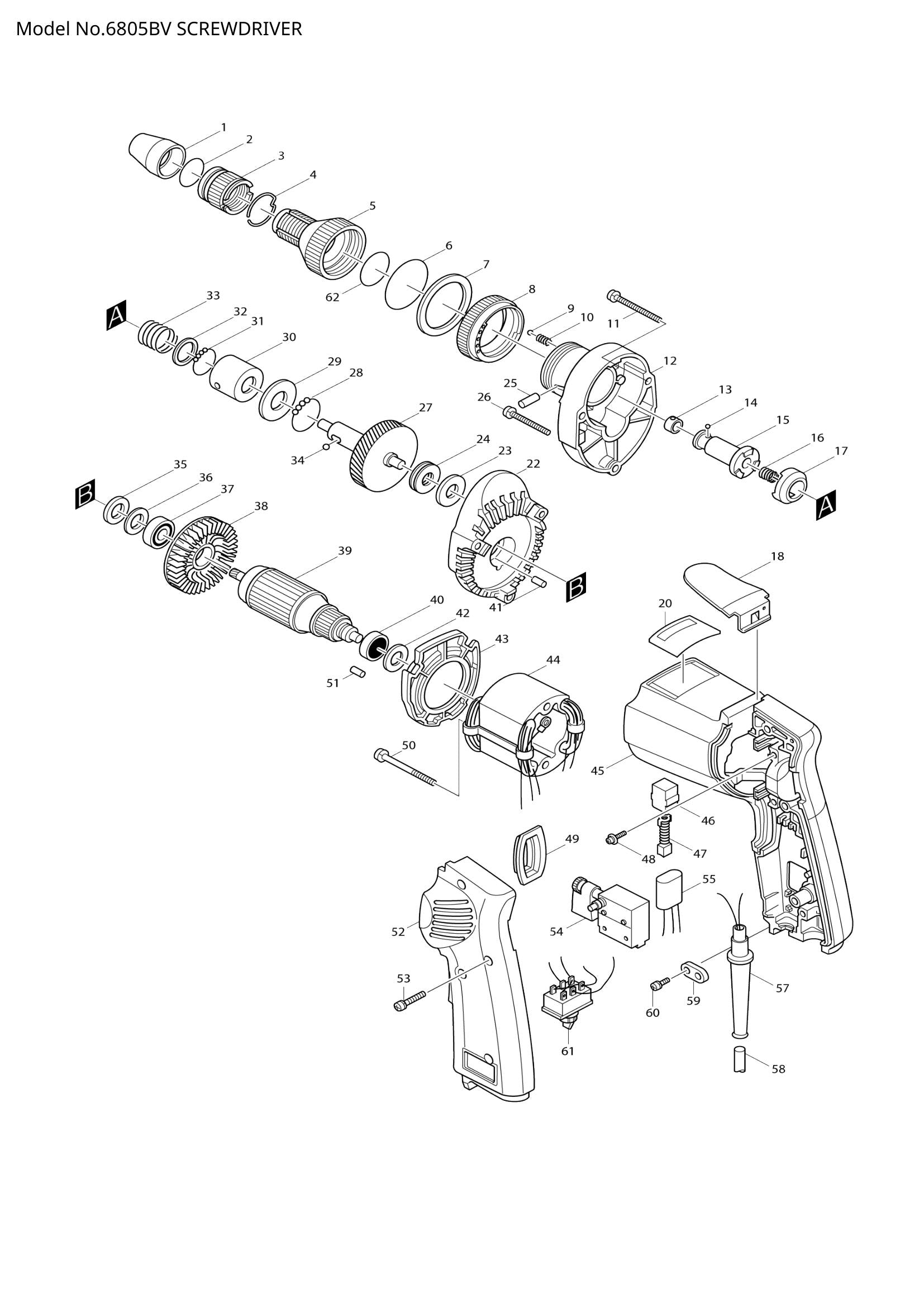 6805BV exploded view