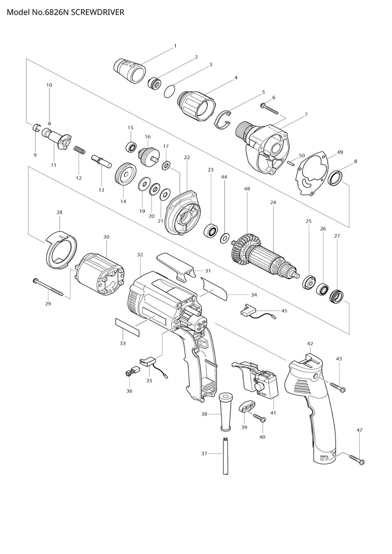 6826N exploded view