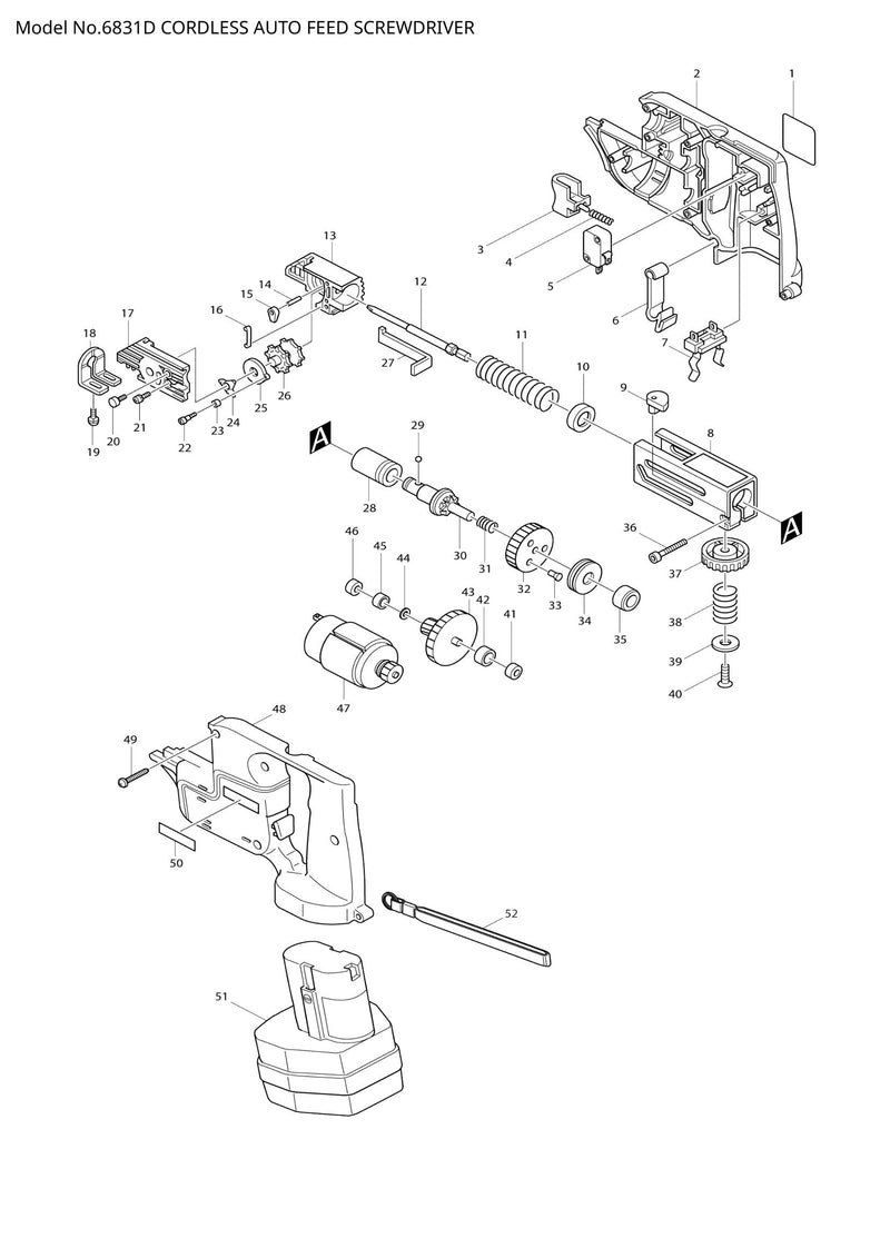 6831D exploded view