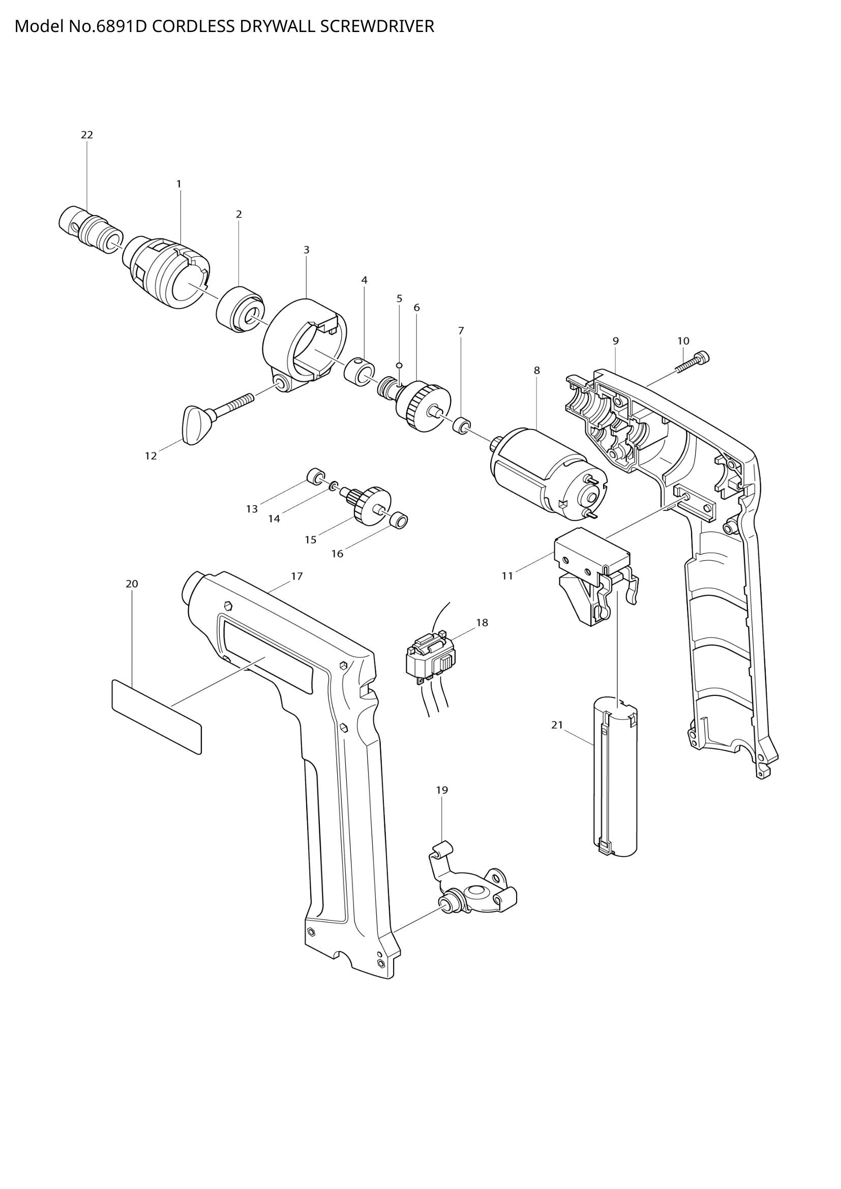 6891D exploded view