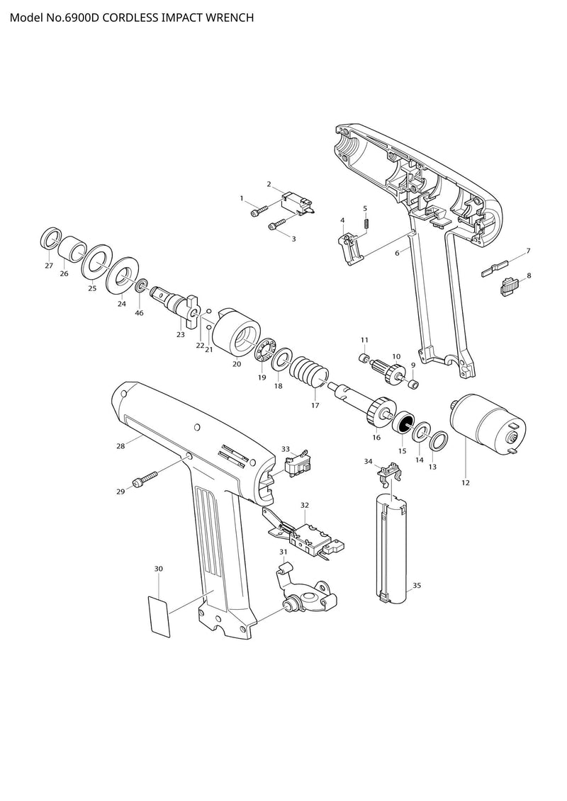 6900D exploded view