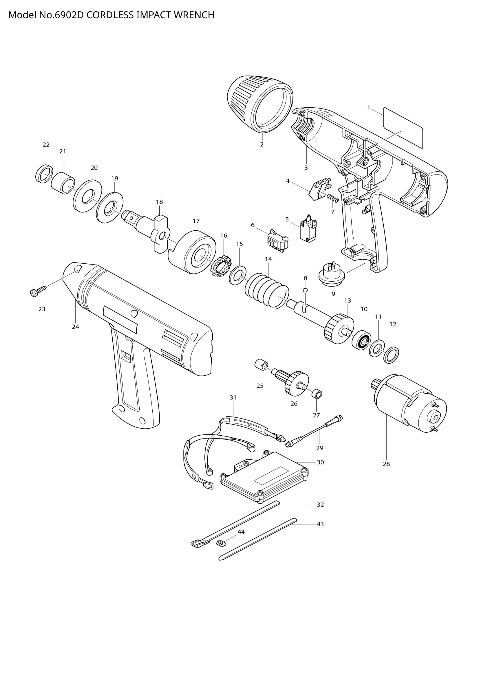 6902D exploded view