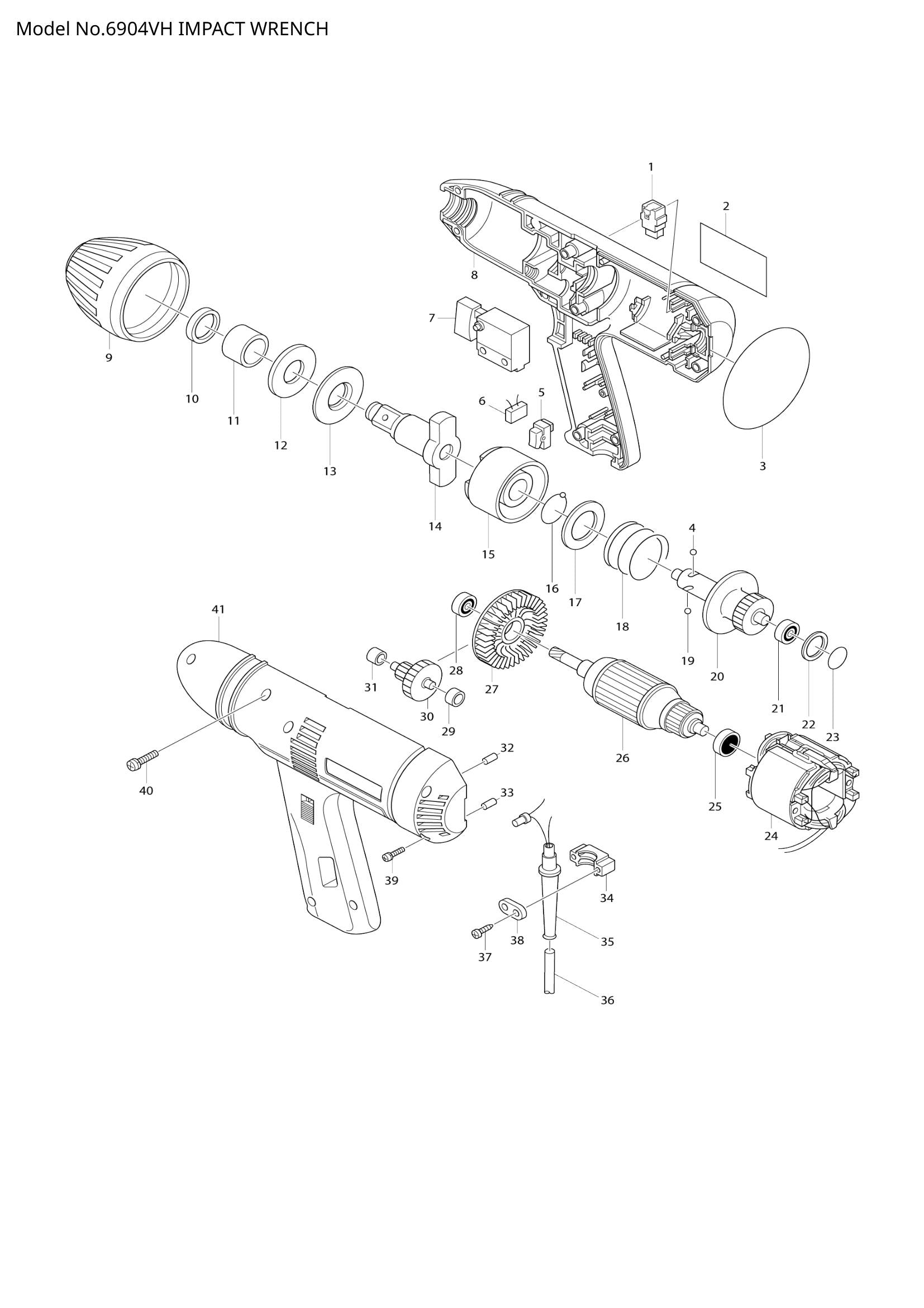 6904VH exploded view