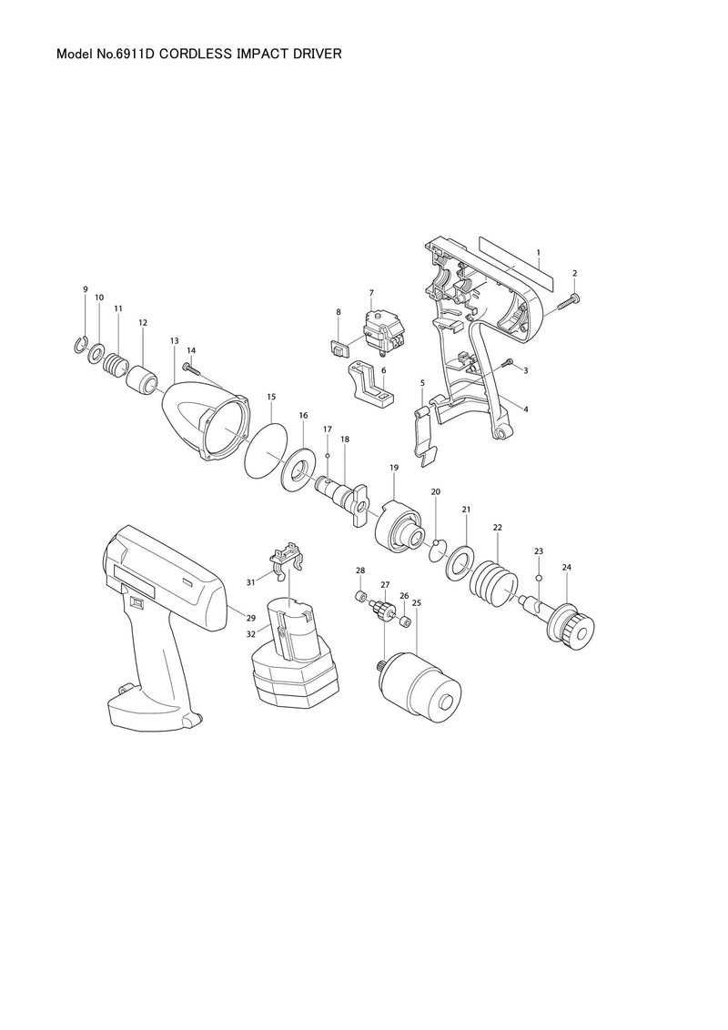 6911D exploded view