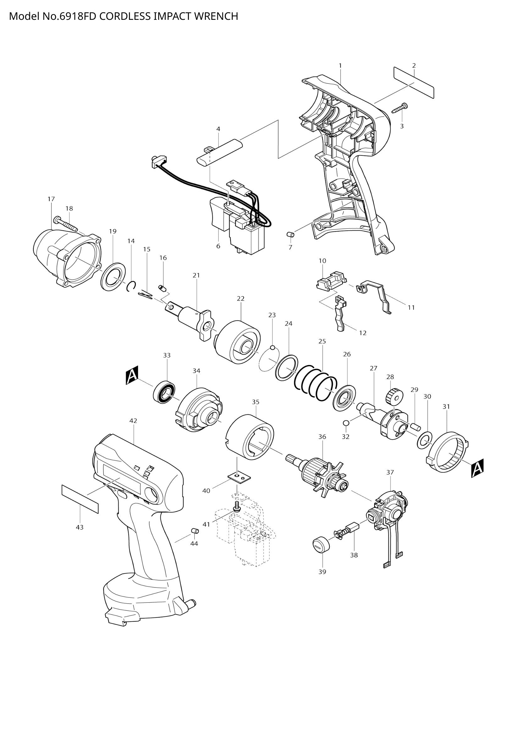 6918FD exploded view