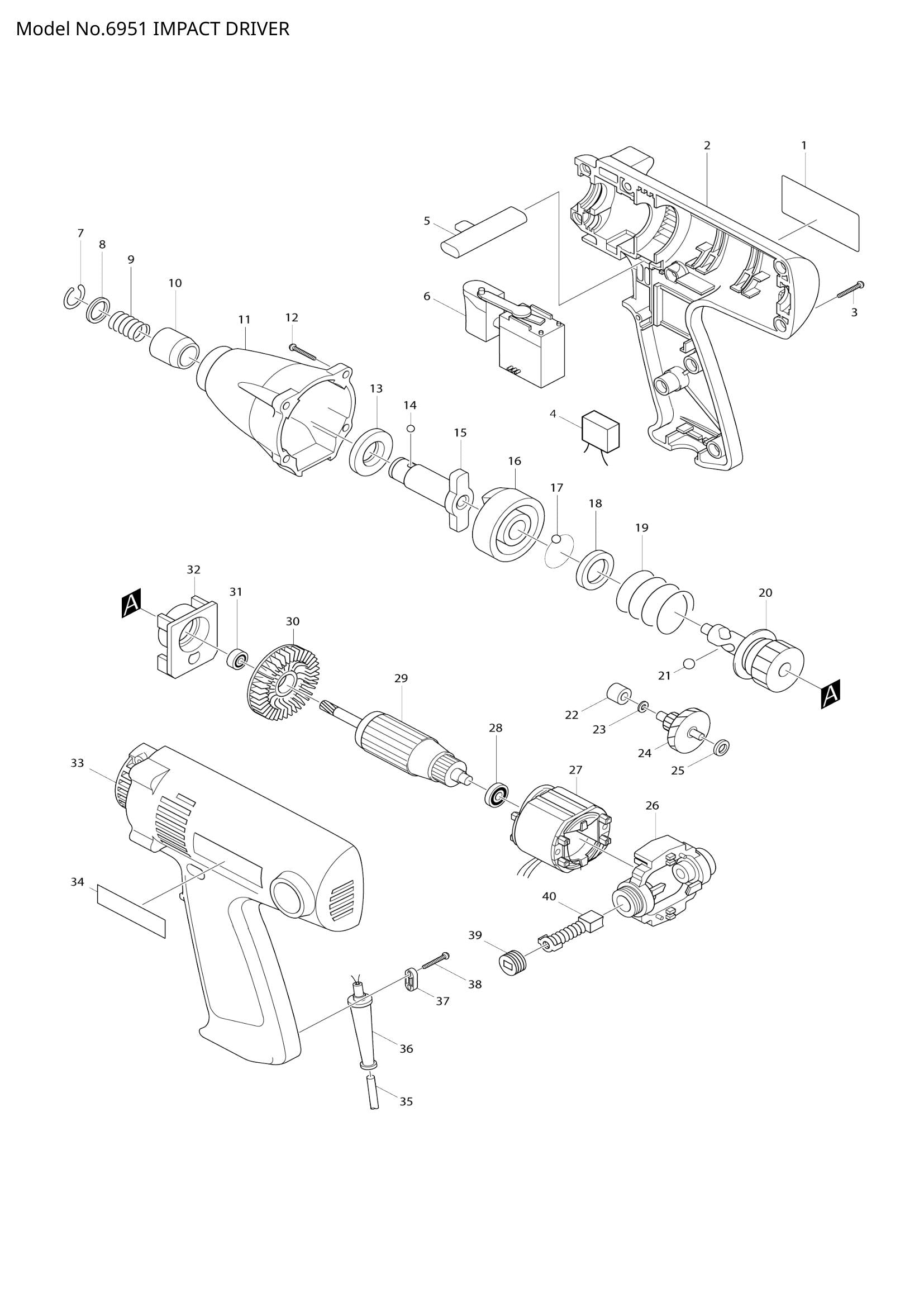 6951 exploded view