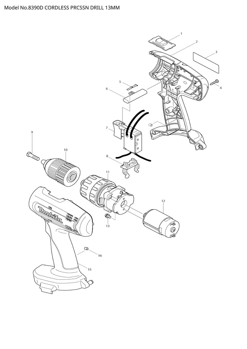 8390D exploded view