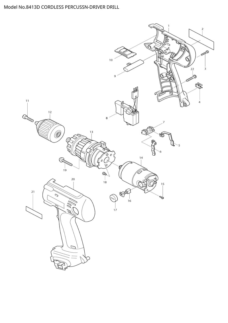8413D exploded view