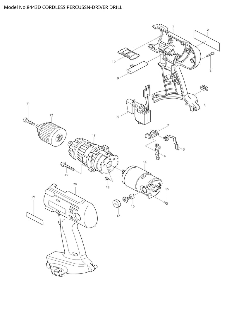 8443D exploded view