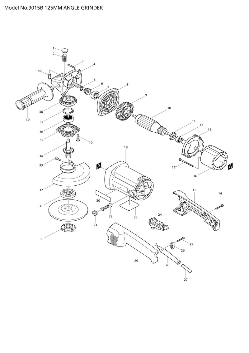 9015B exploded view