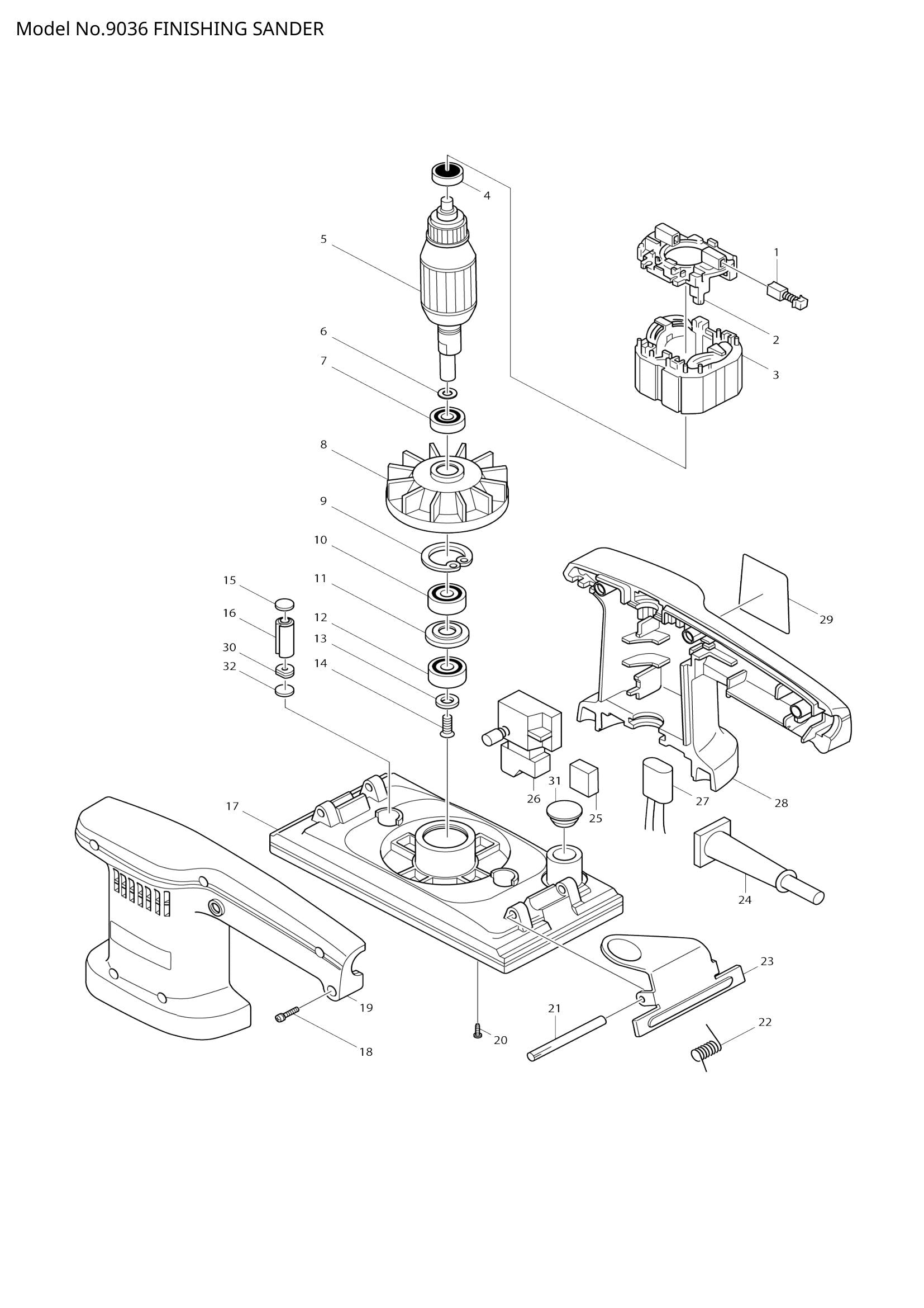 9036 exploded view