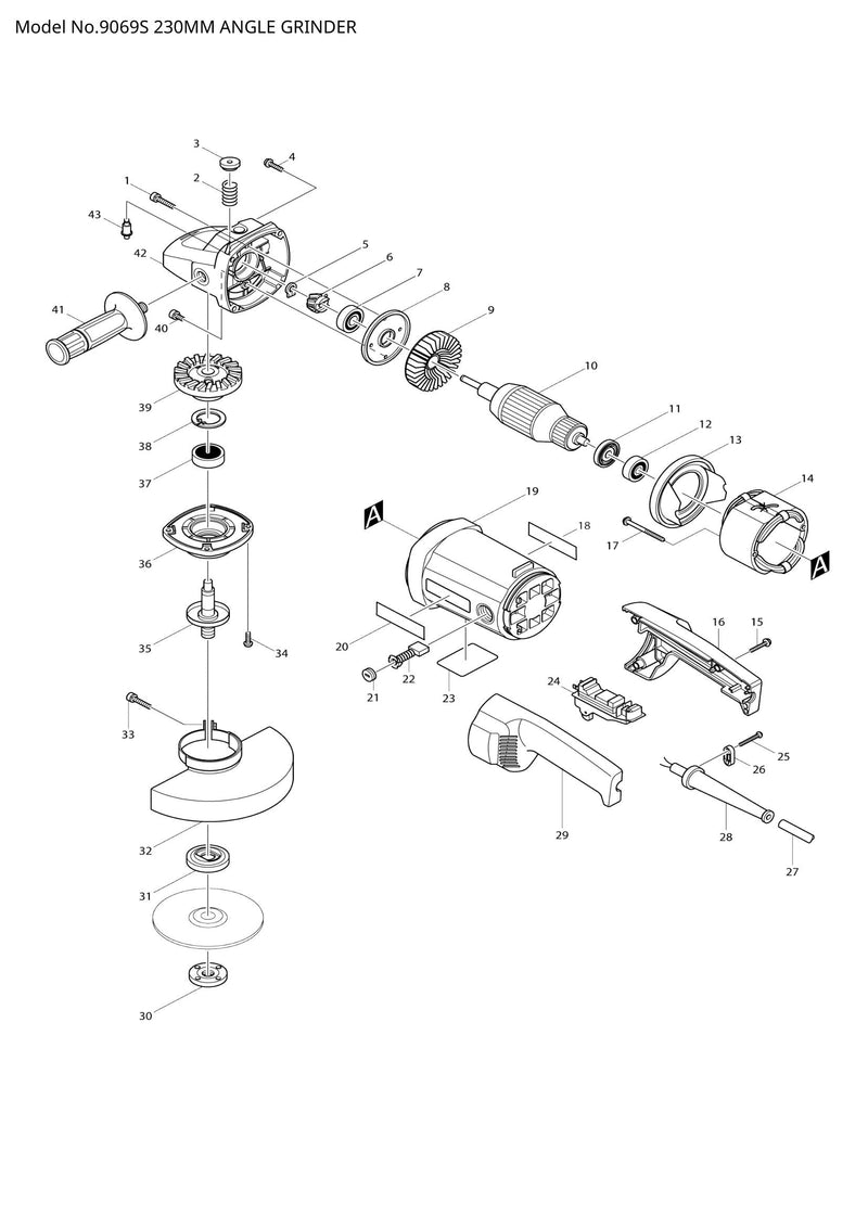 9069S exploded view