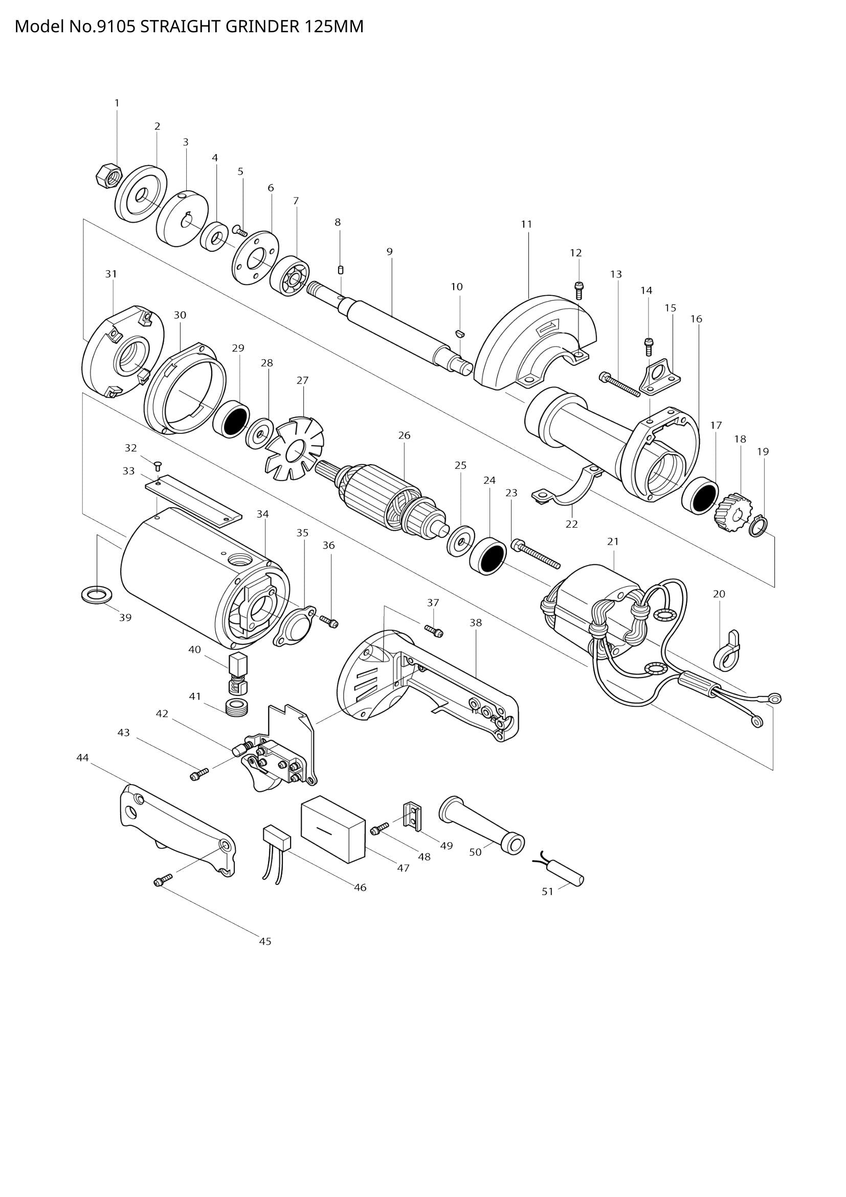 9105 exploded view