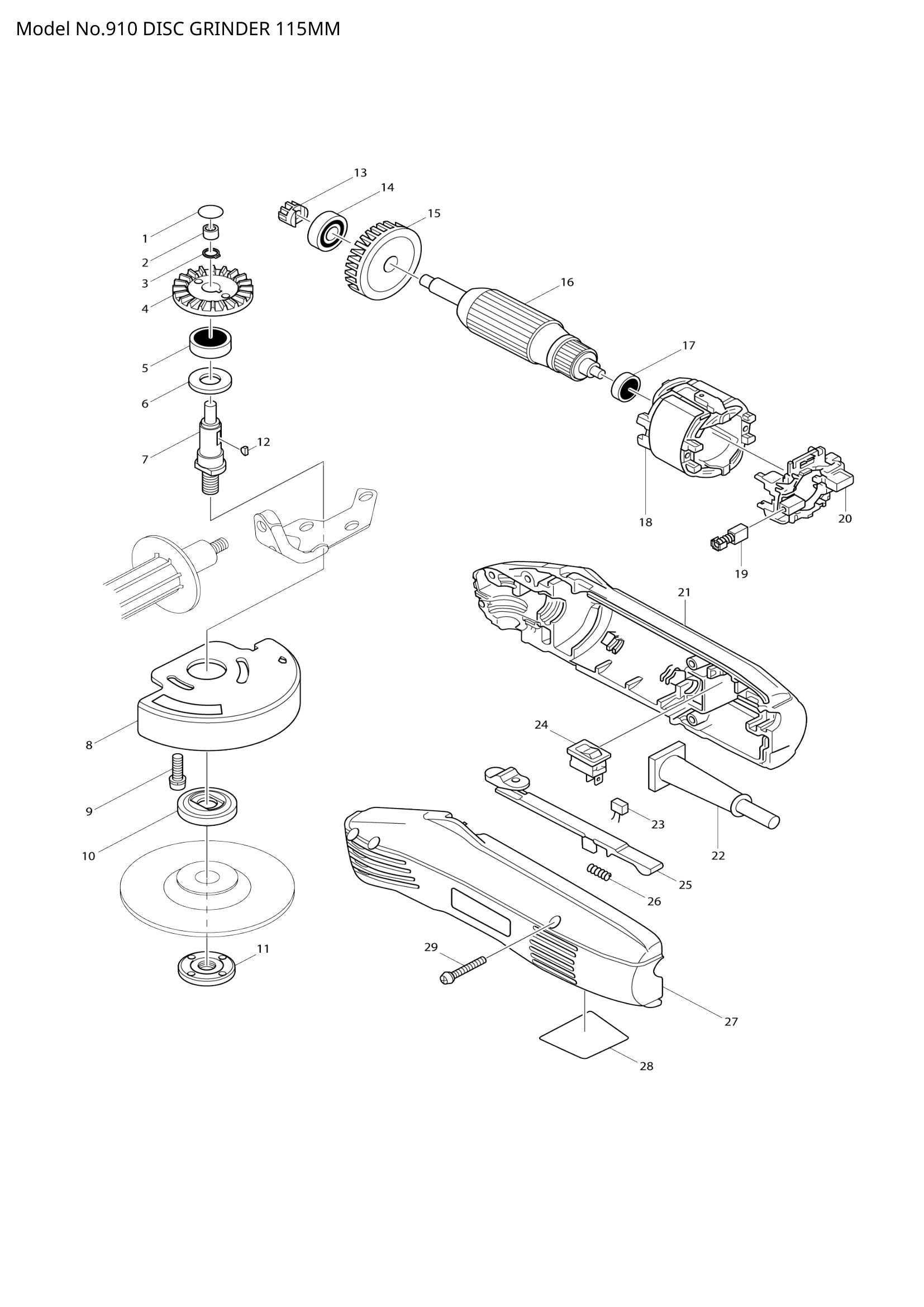 910 exploded view