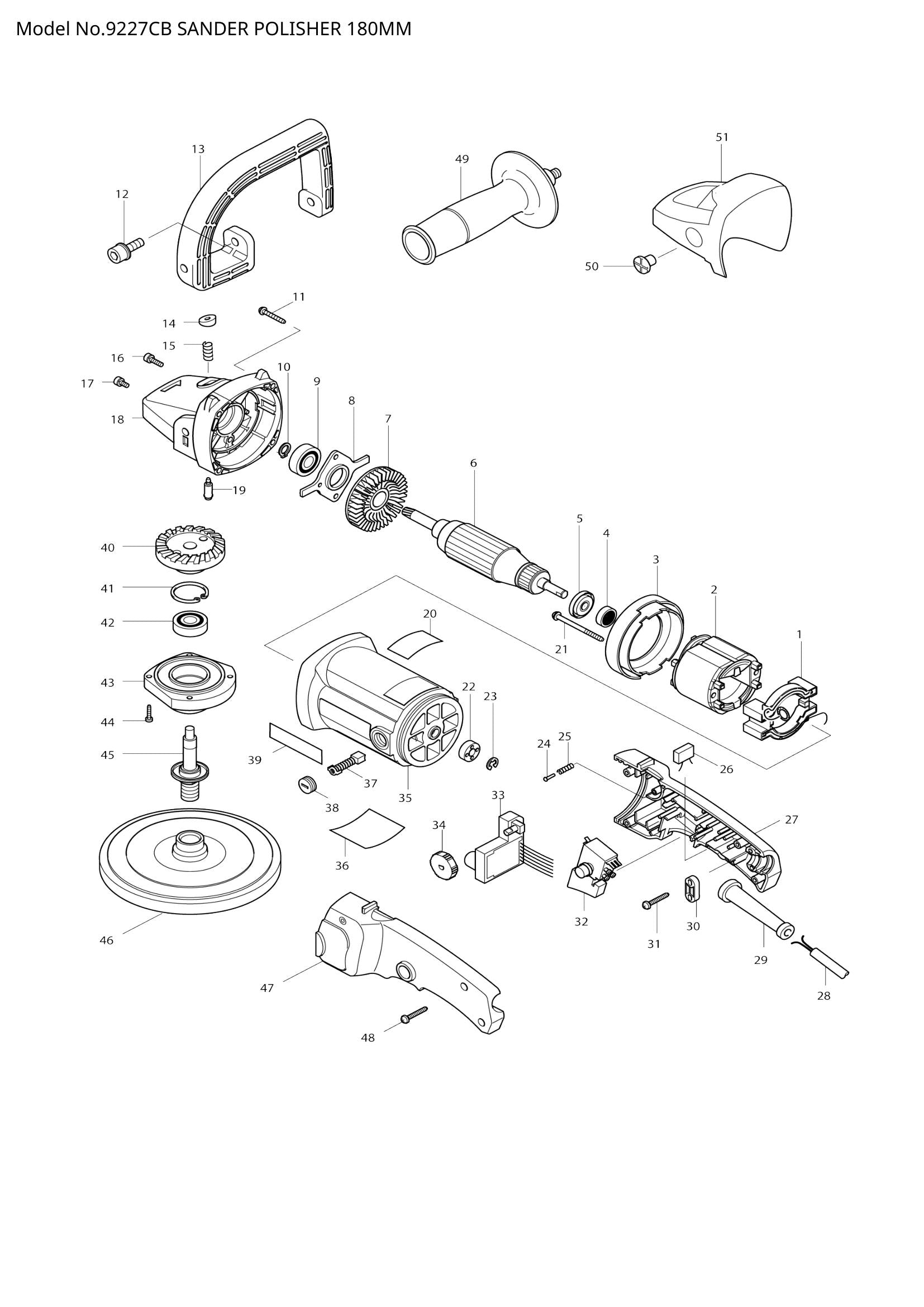 9227CB exploded view