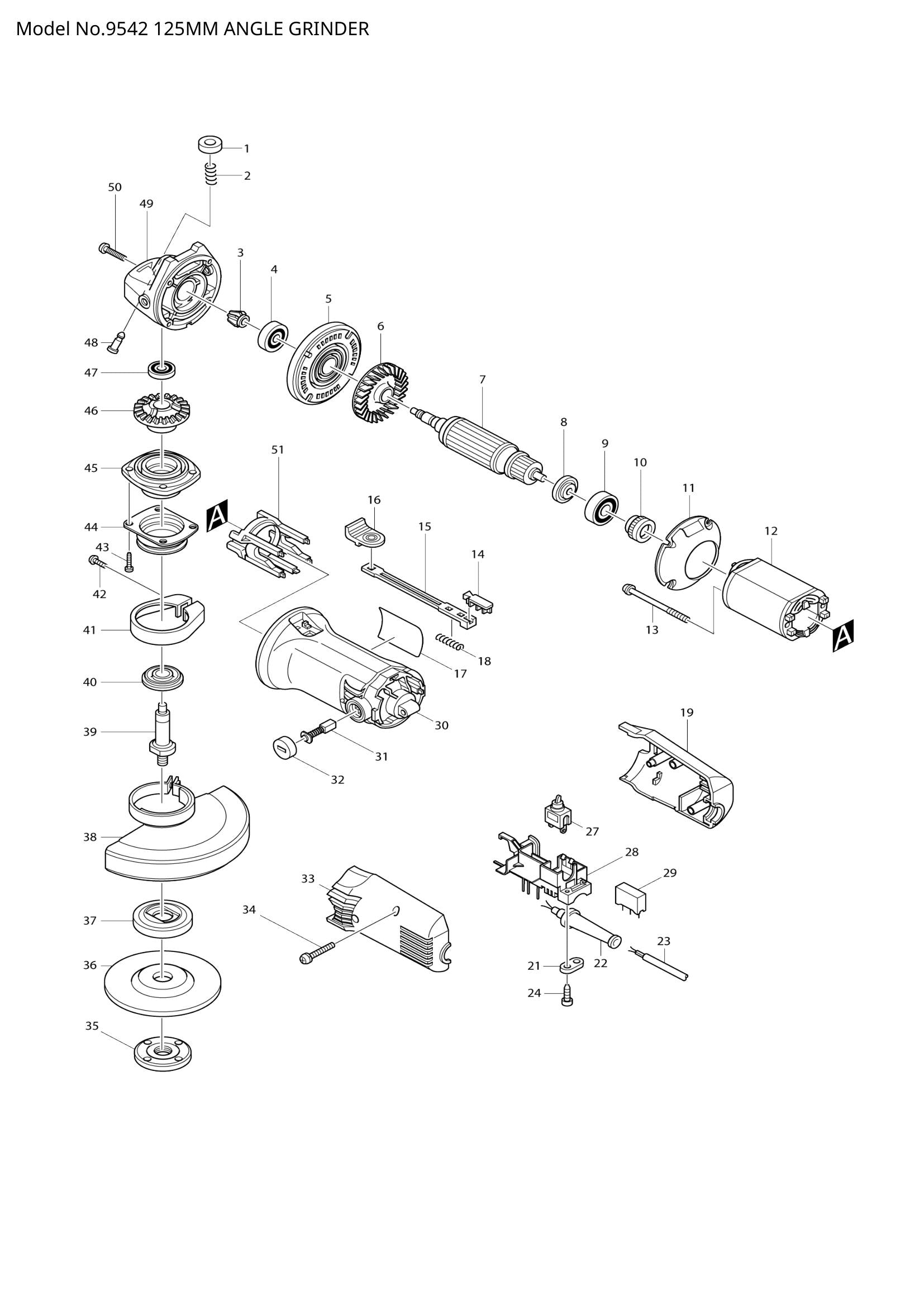 9542 exploded view