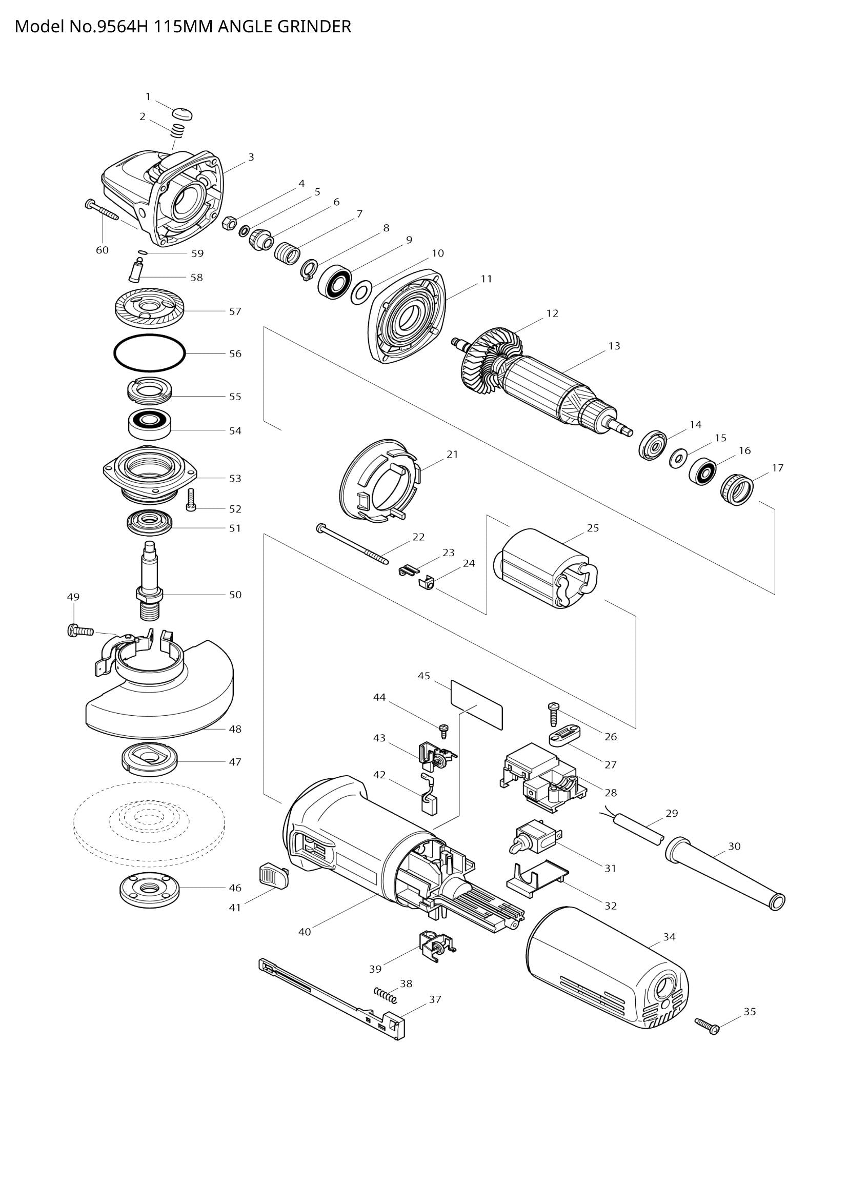 9564H exploded view