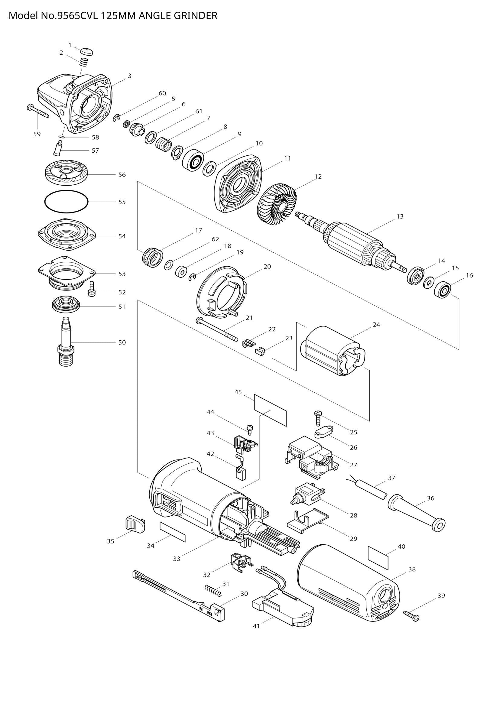 9565CVL exploded view
