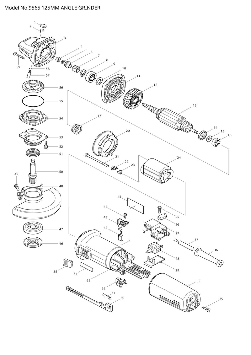 9565 exploded view