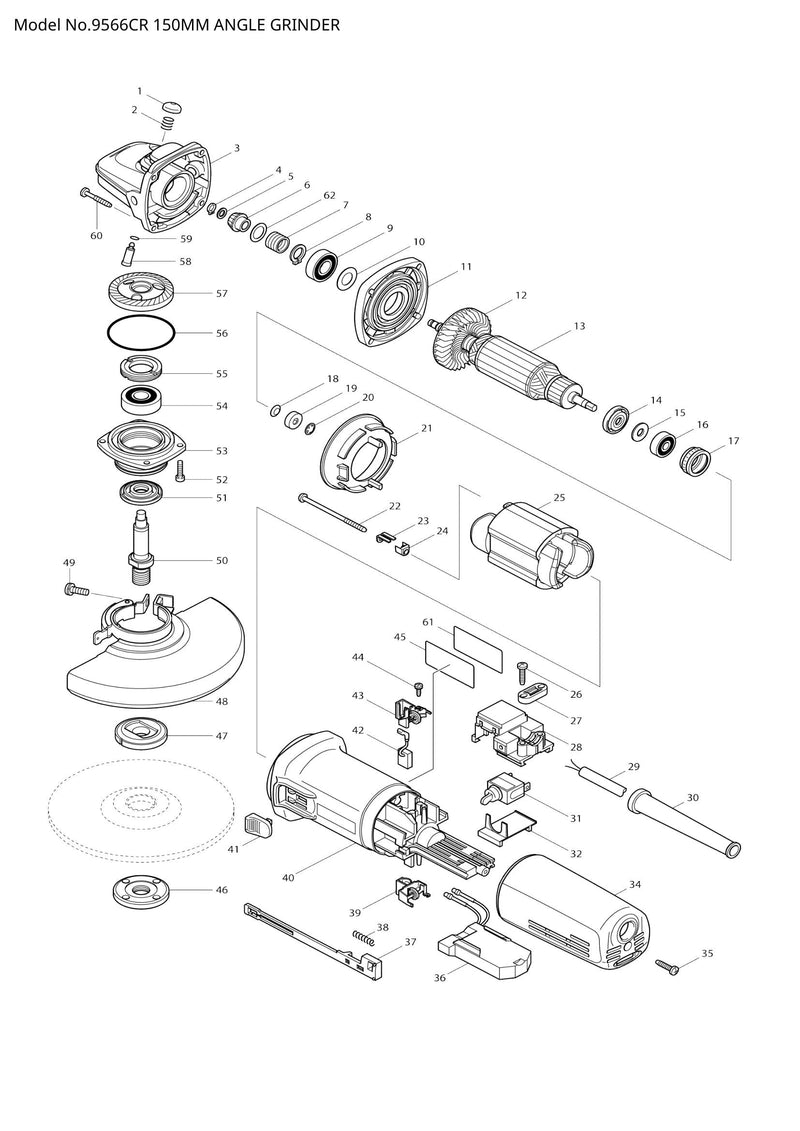 9566CR exploded view