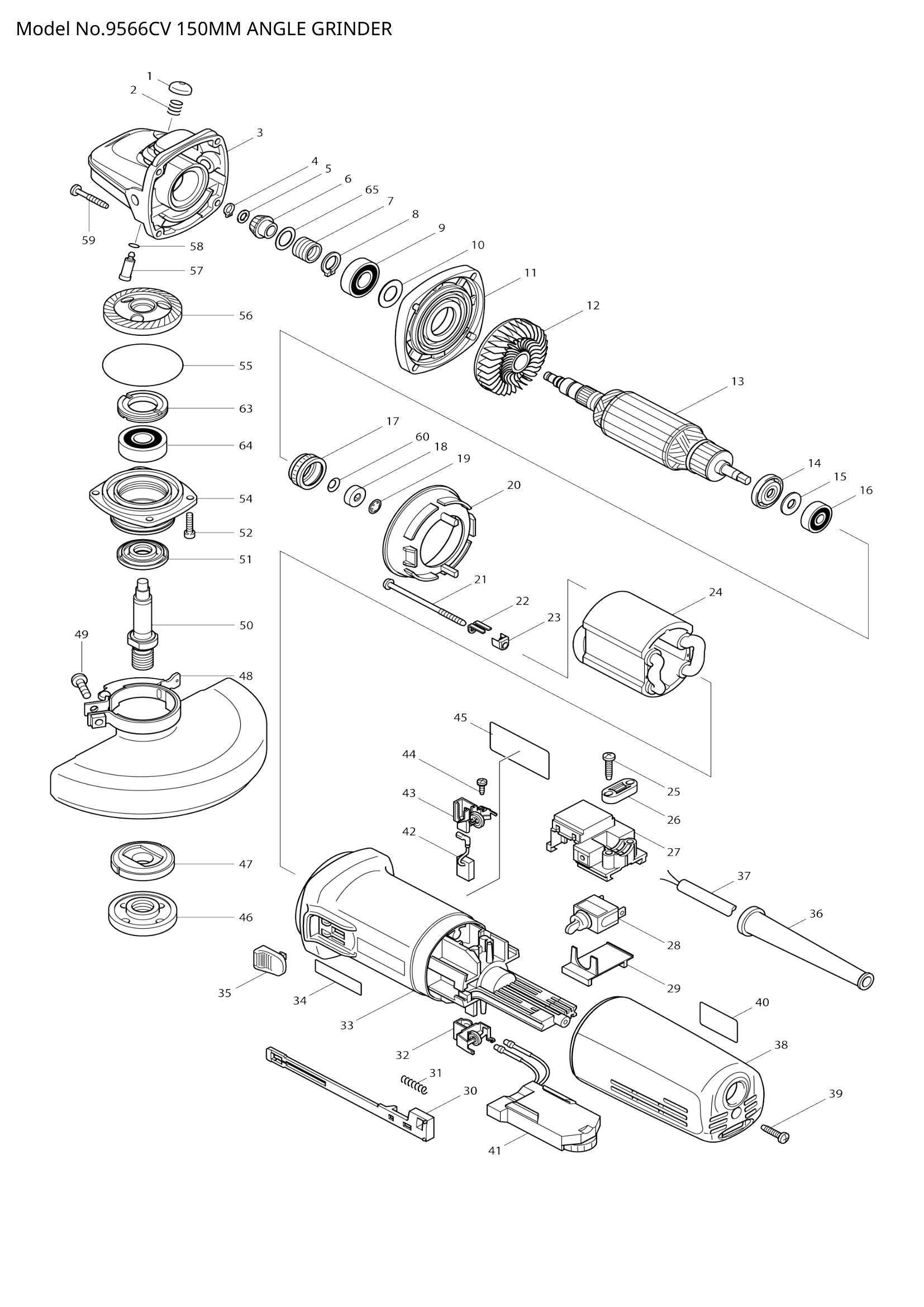 9566CV exploded view