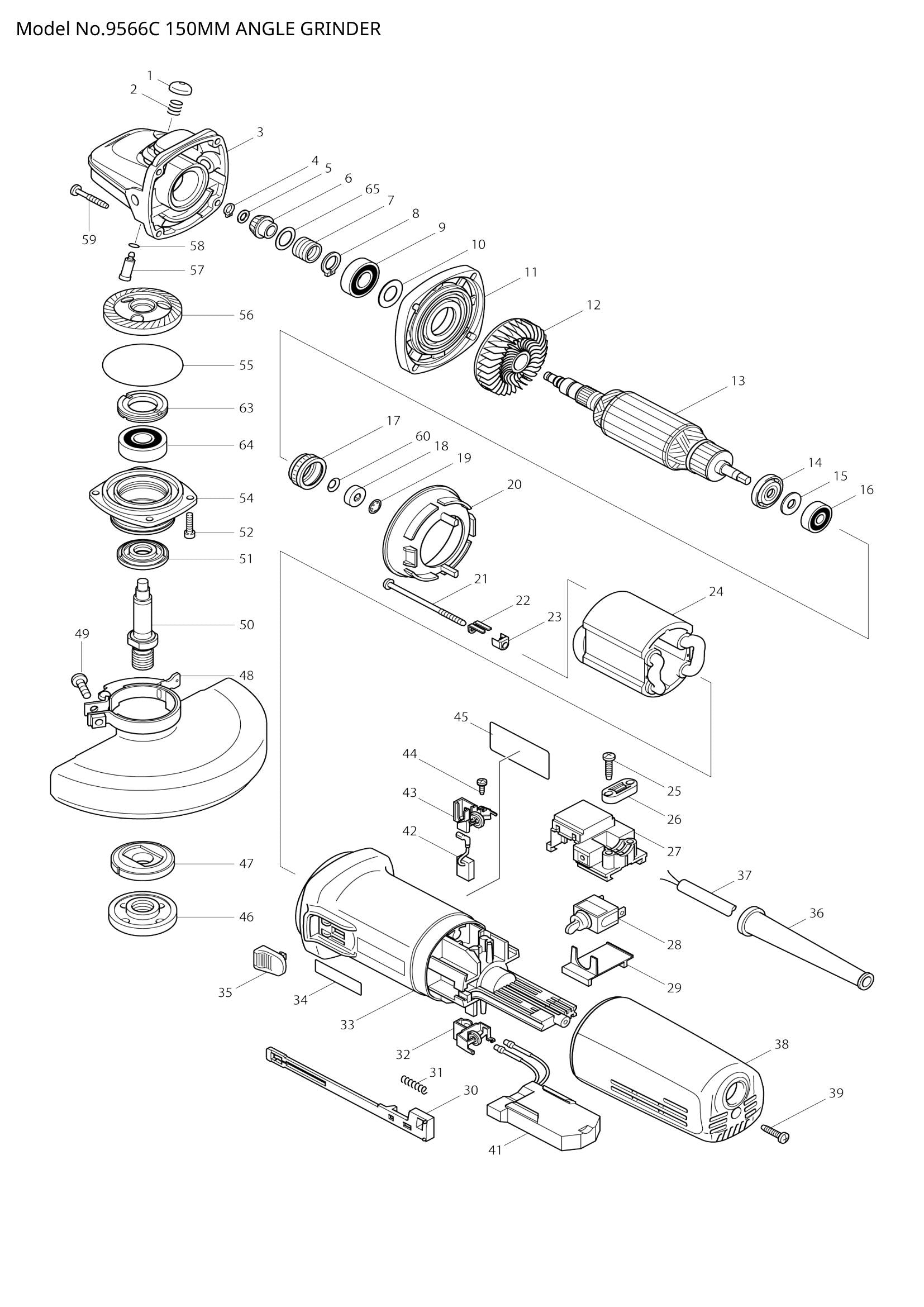 9566C exploded view