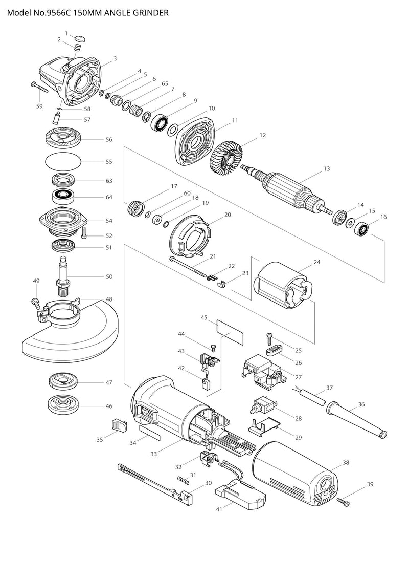 9566C exploded view