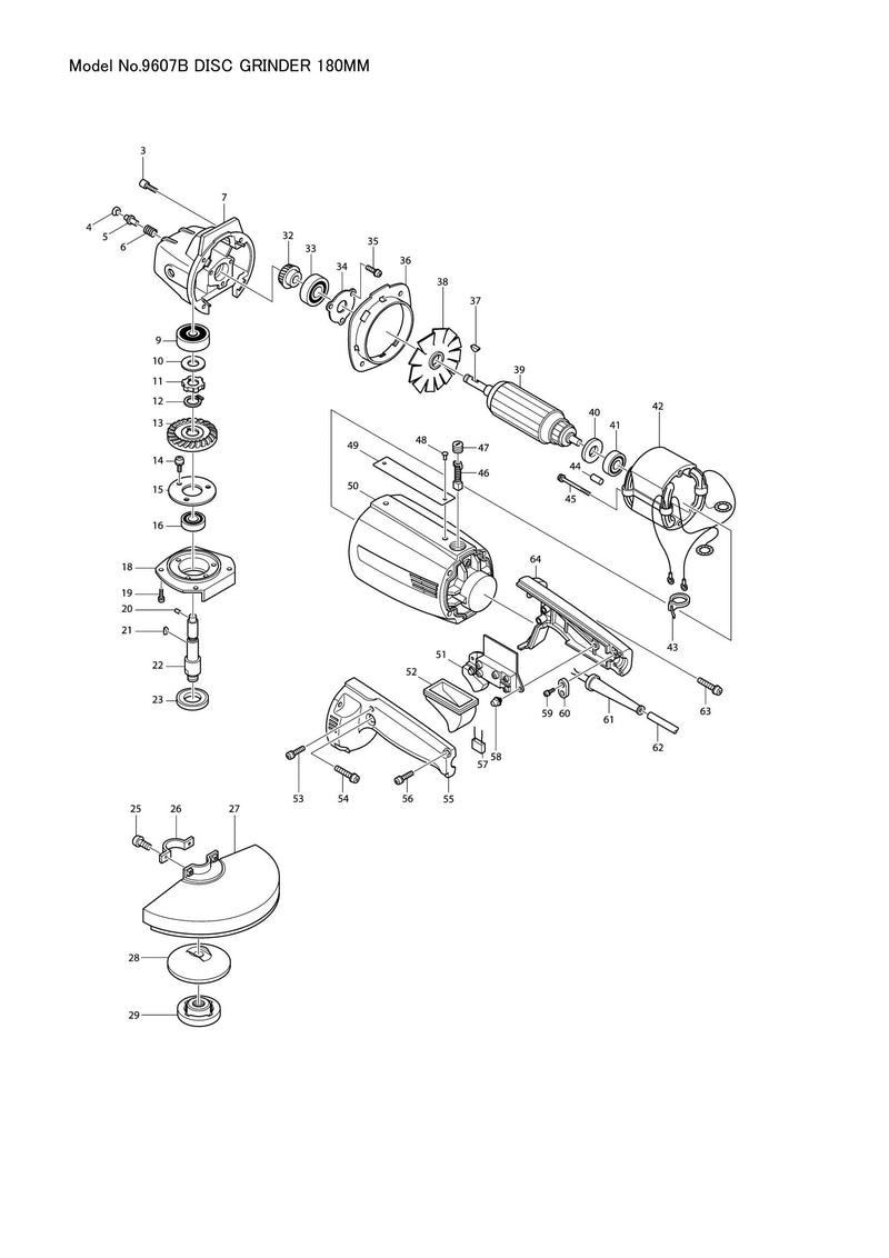 9607B exploded view