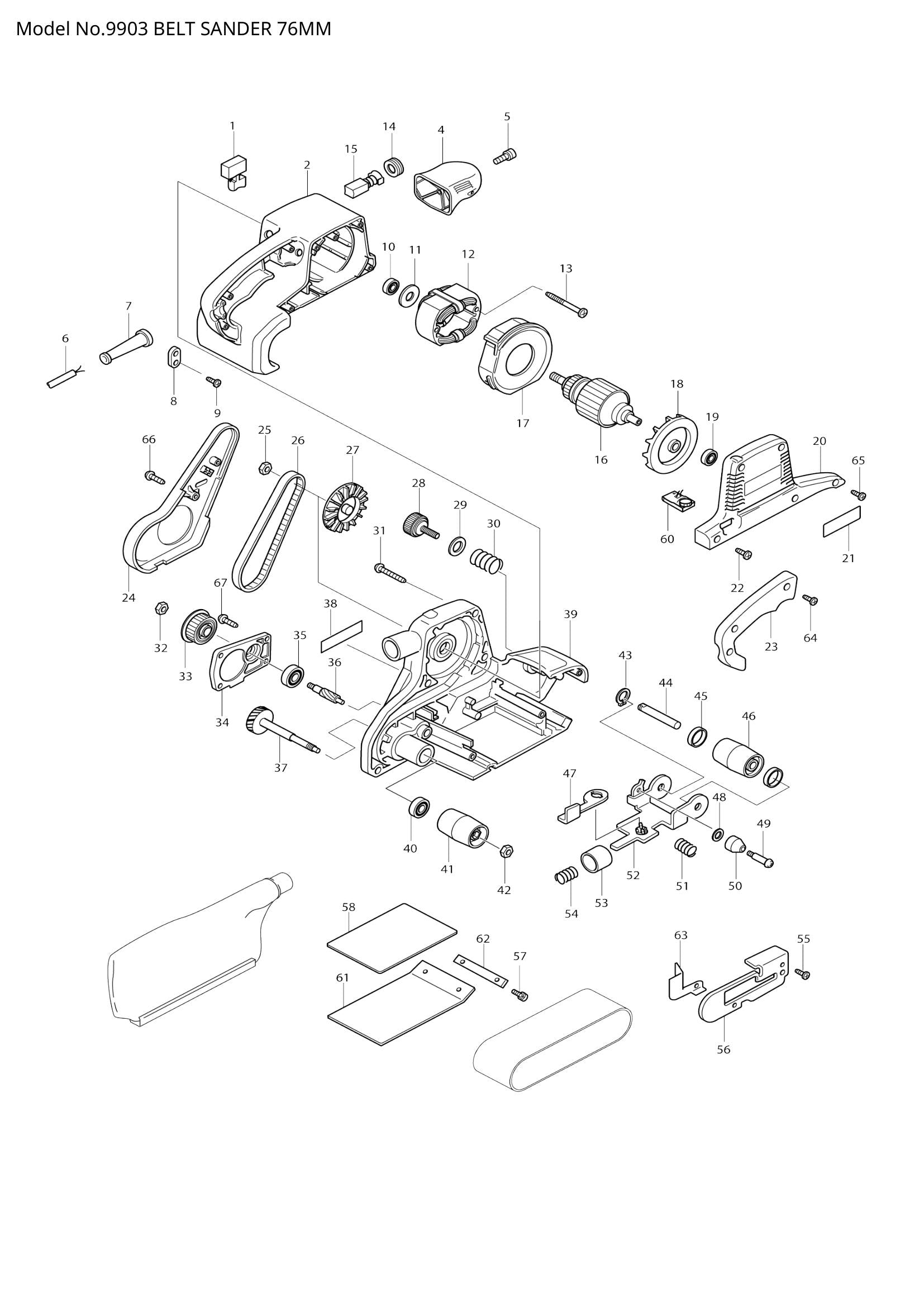 9903 exploded view