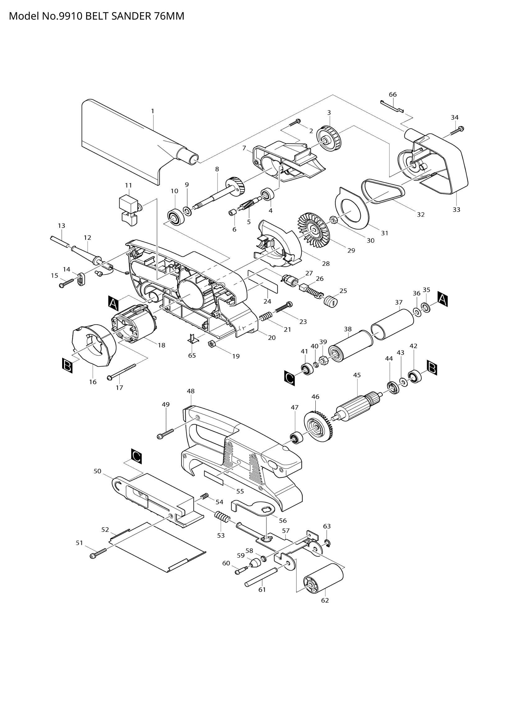 9910 exploded view