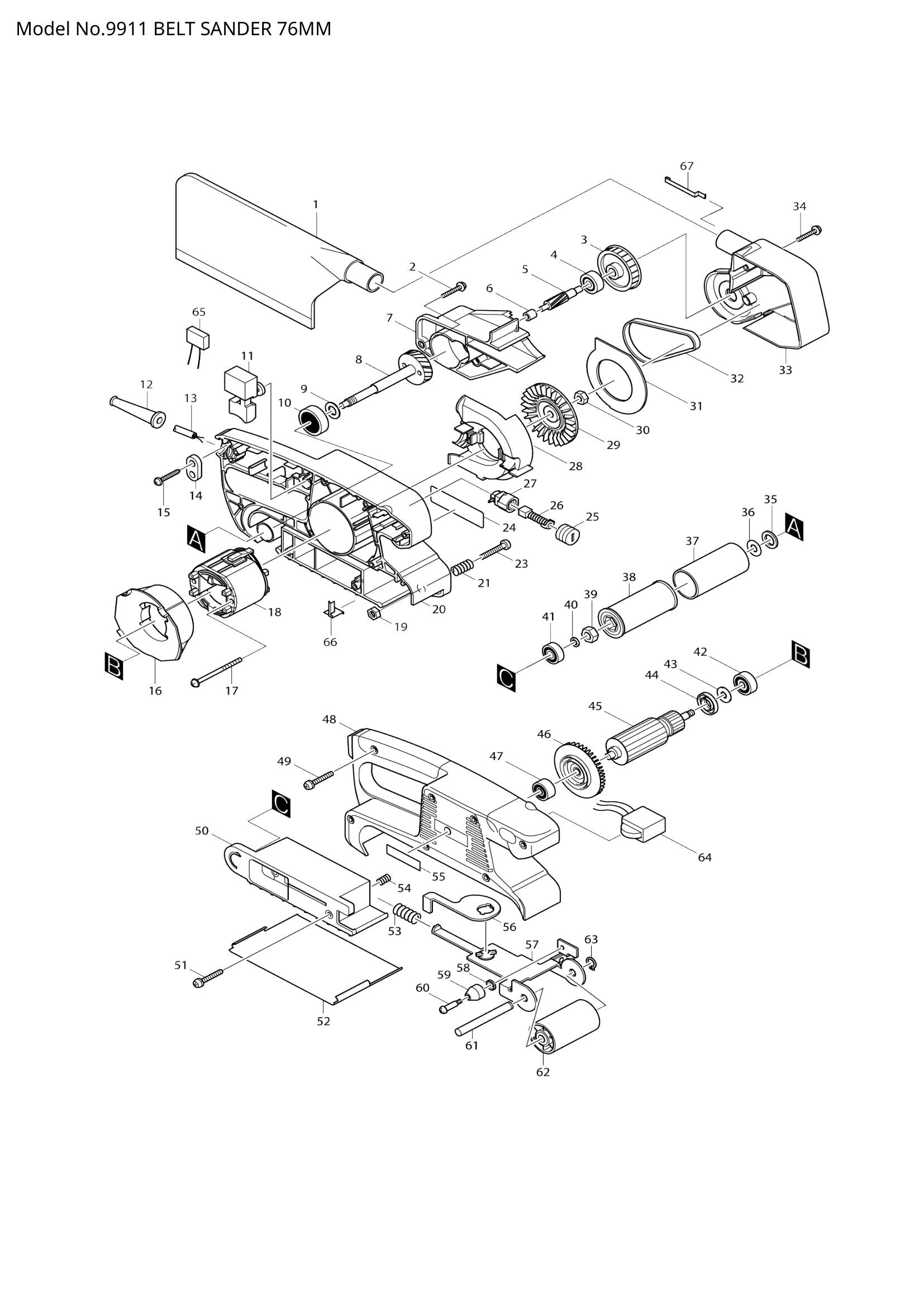 9911 exploded view