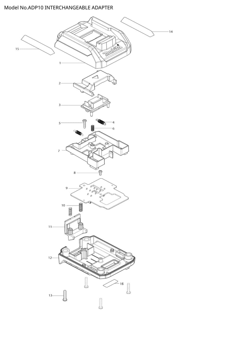 ADP10 exploded view