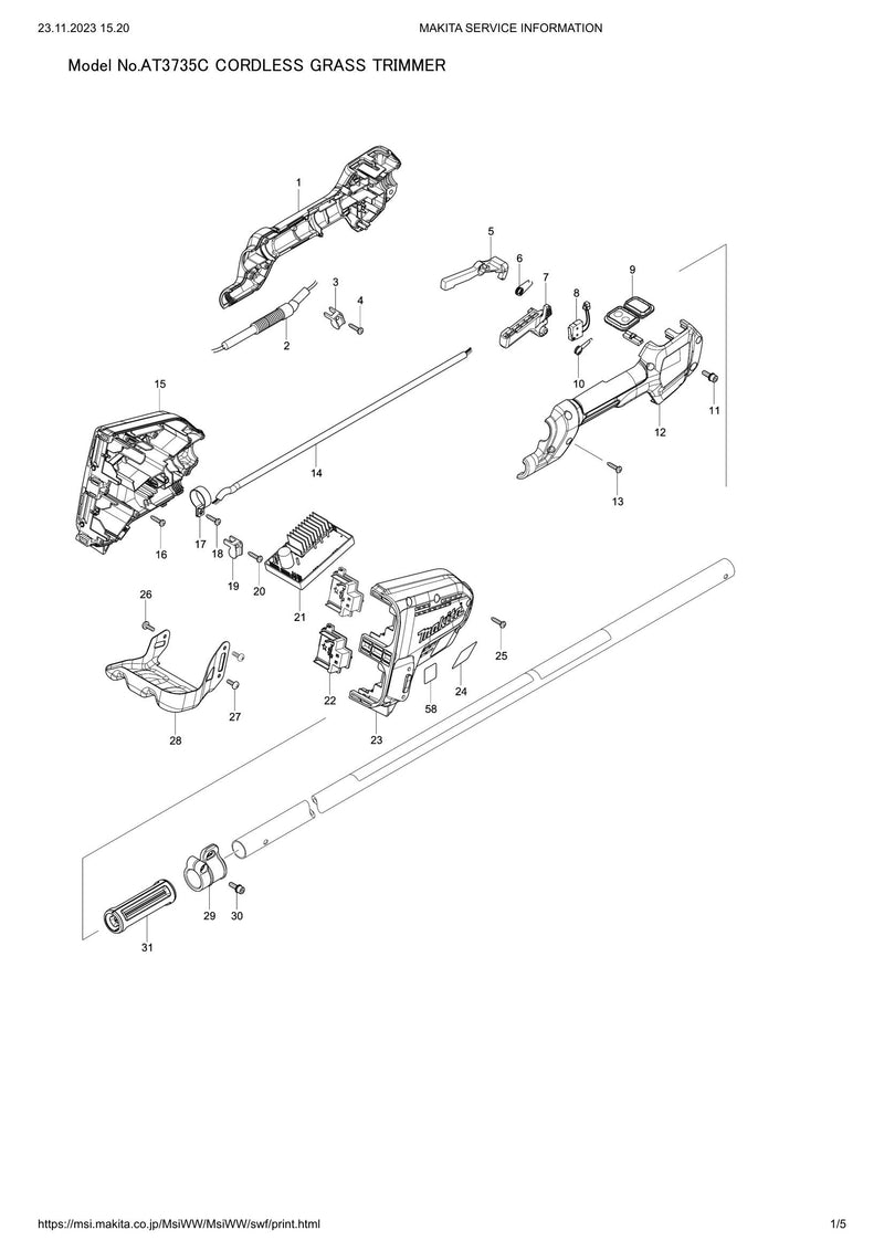 AT3735C exploded view